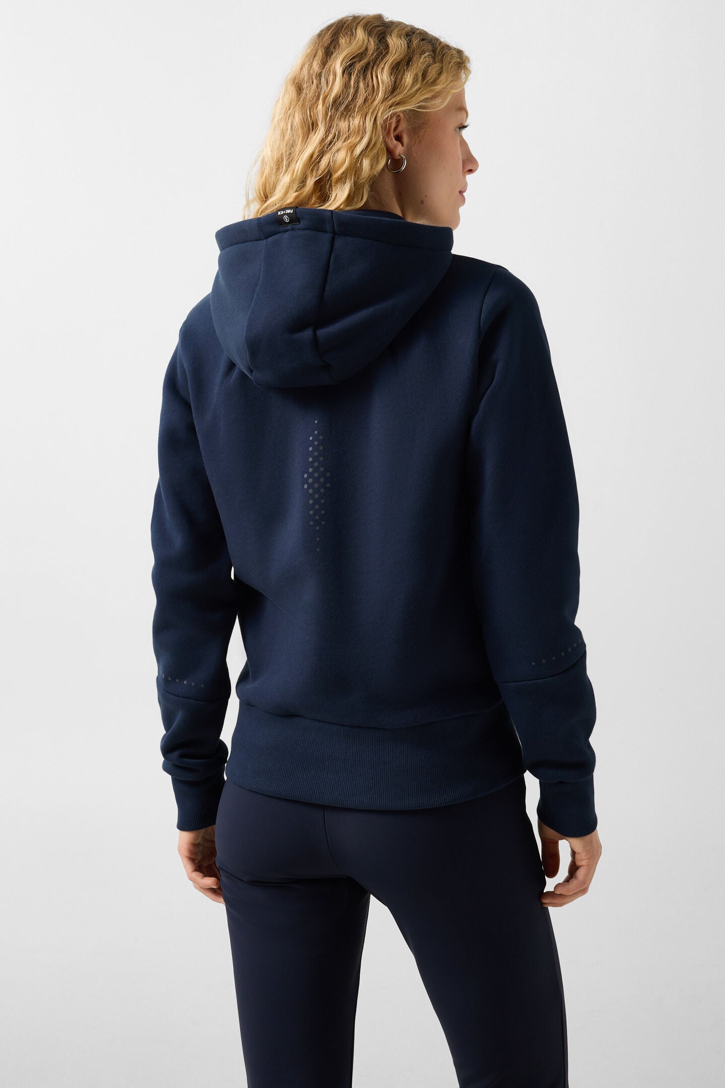 Nada Cotton Hoodie Jersey Jacket Navy
