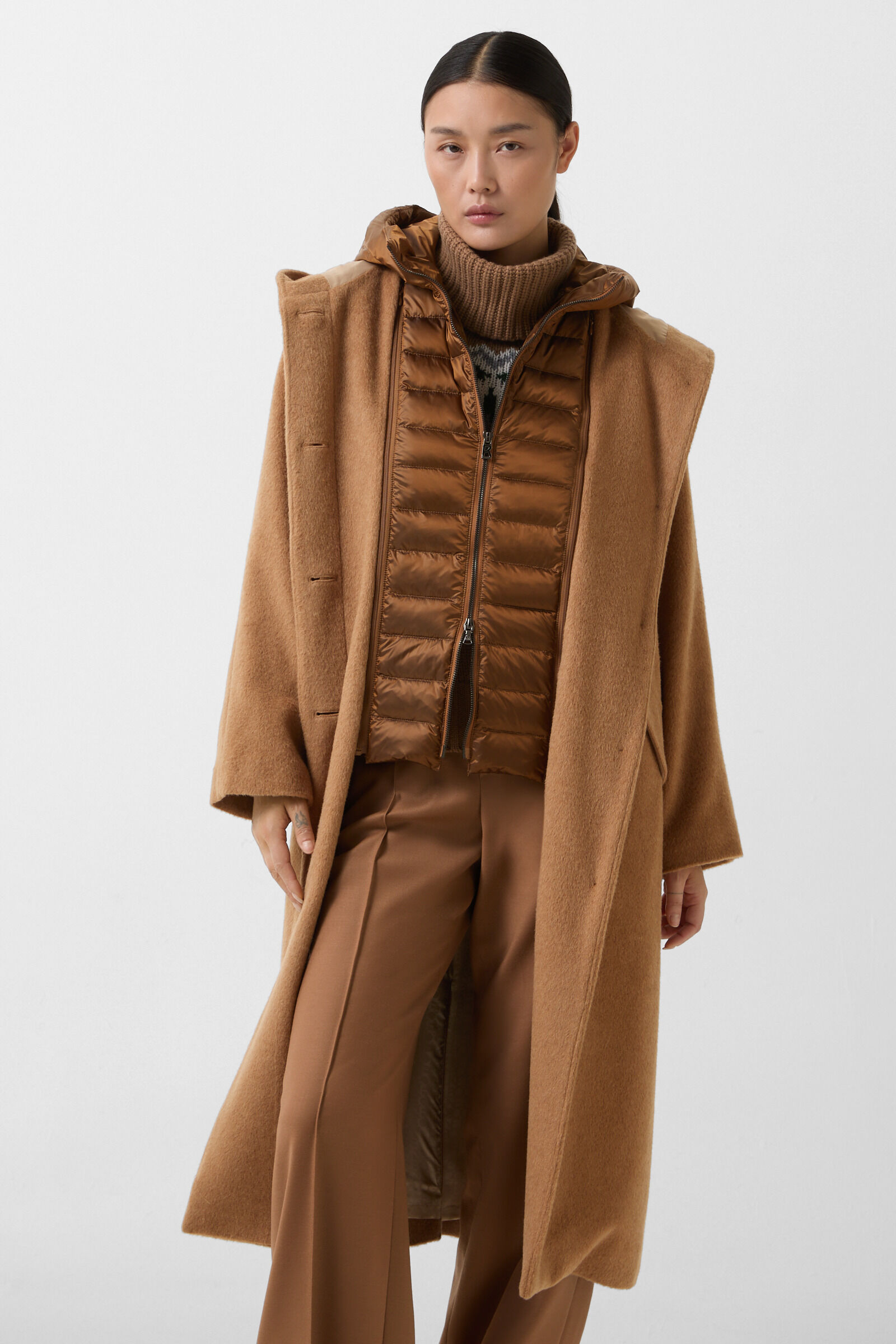 Runa wool coat Camel