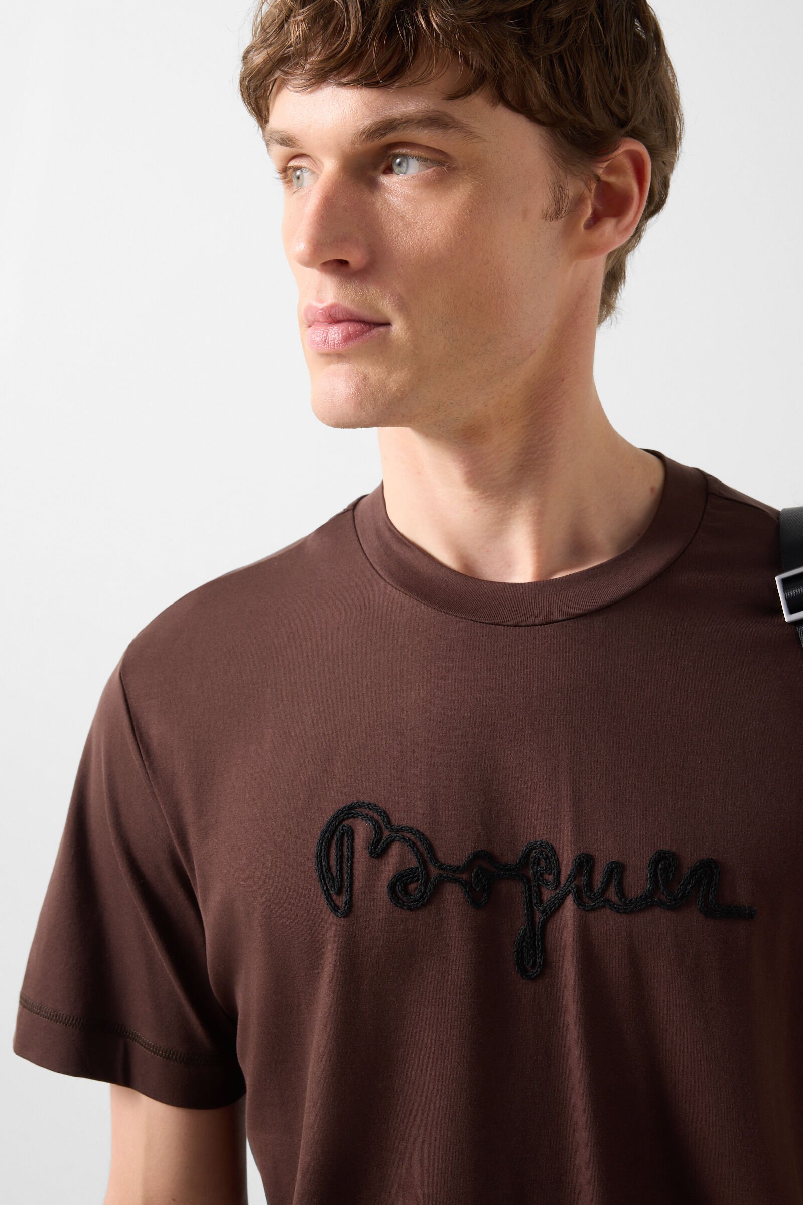 T-shirt Lukas Dark brown