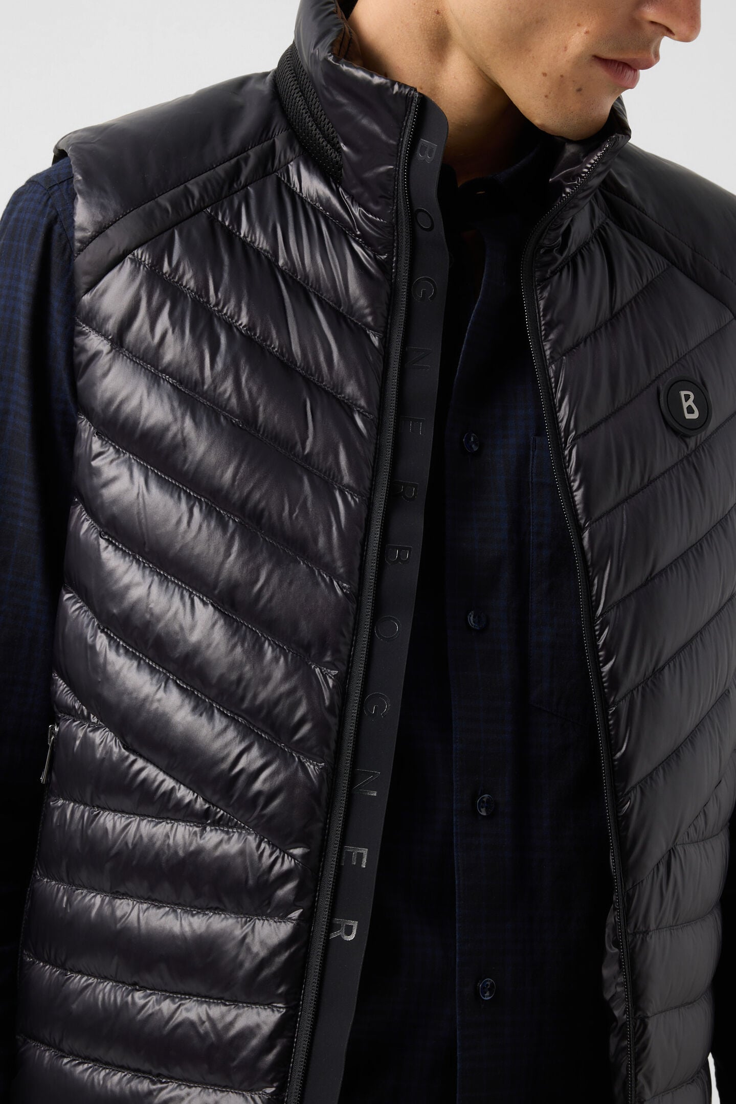 Lasse lightweight down waistcoat Black