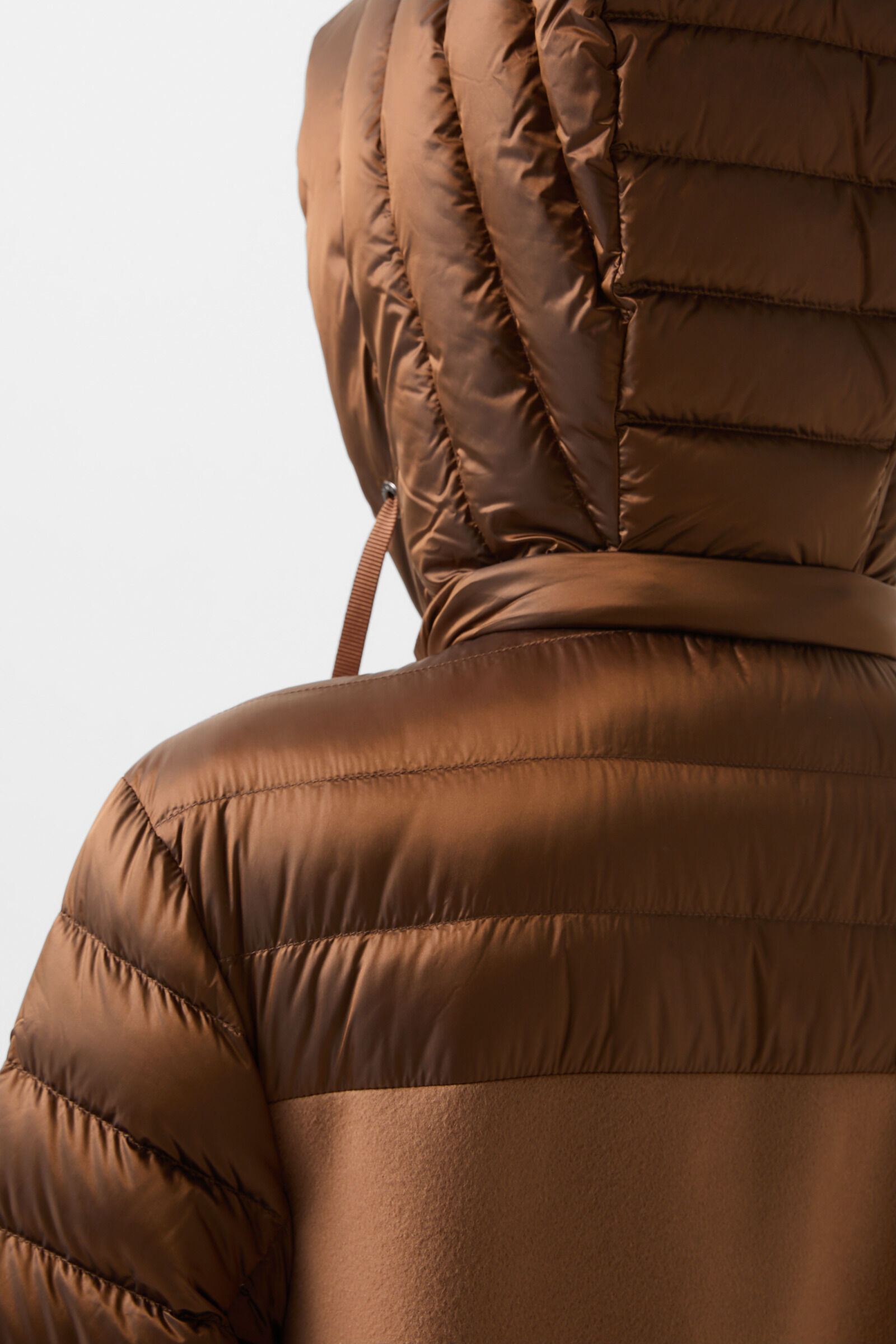 Isy woollen down coat Hazel