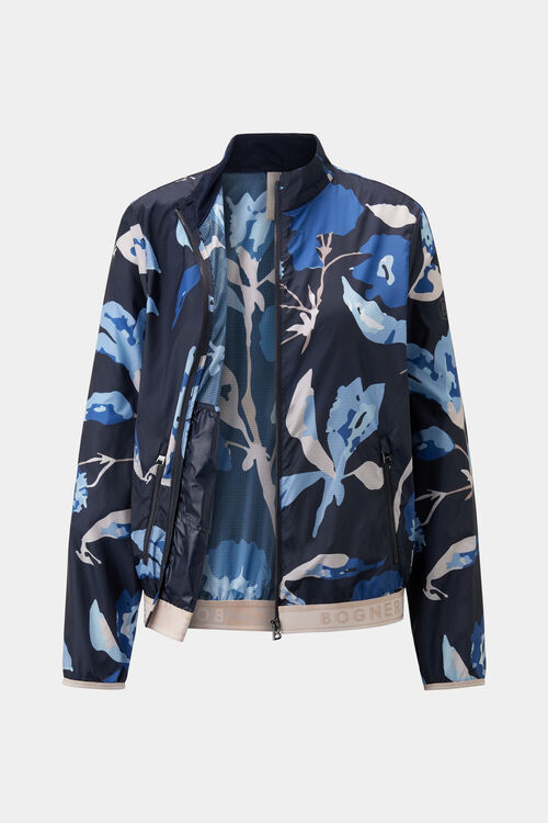 Windbreaker-Jacke Sofie Navy-Blau/Hellblau