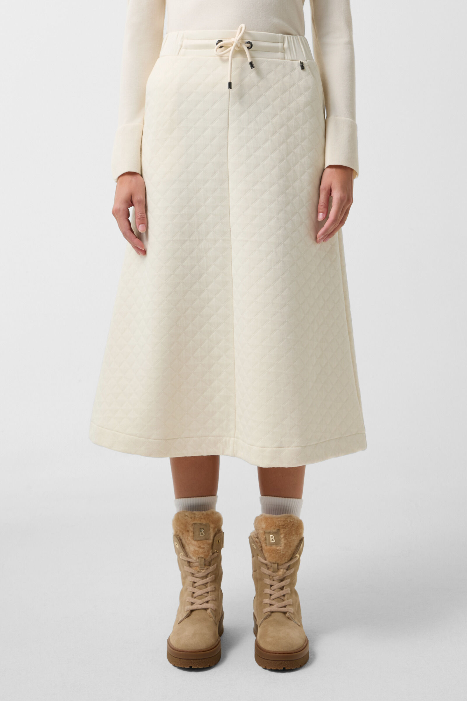 Mascha sweat skirt Cream