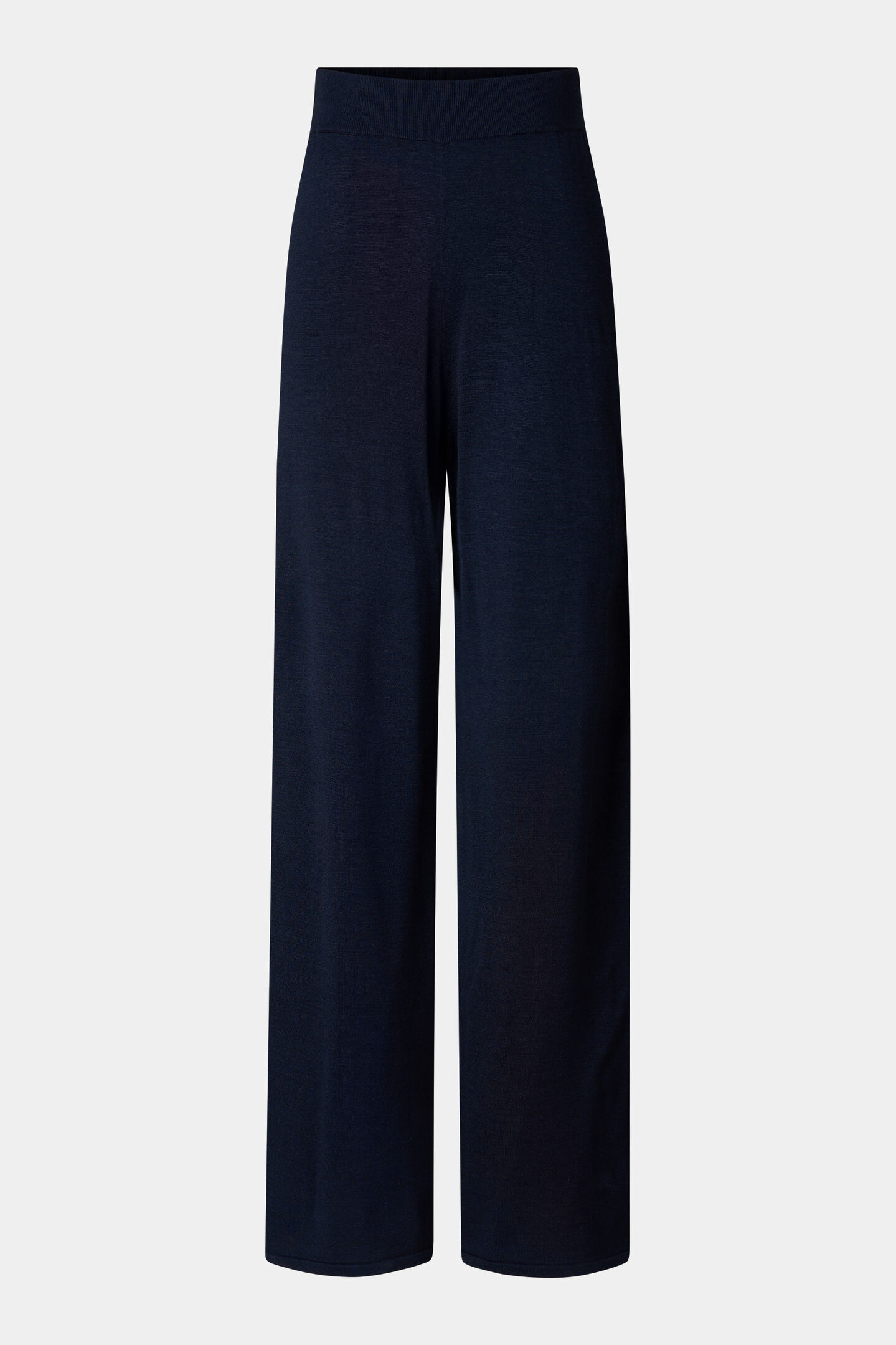 Pantalon en tricot Paula Bleu marine