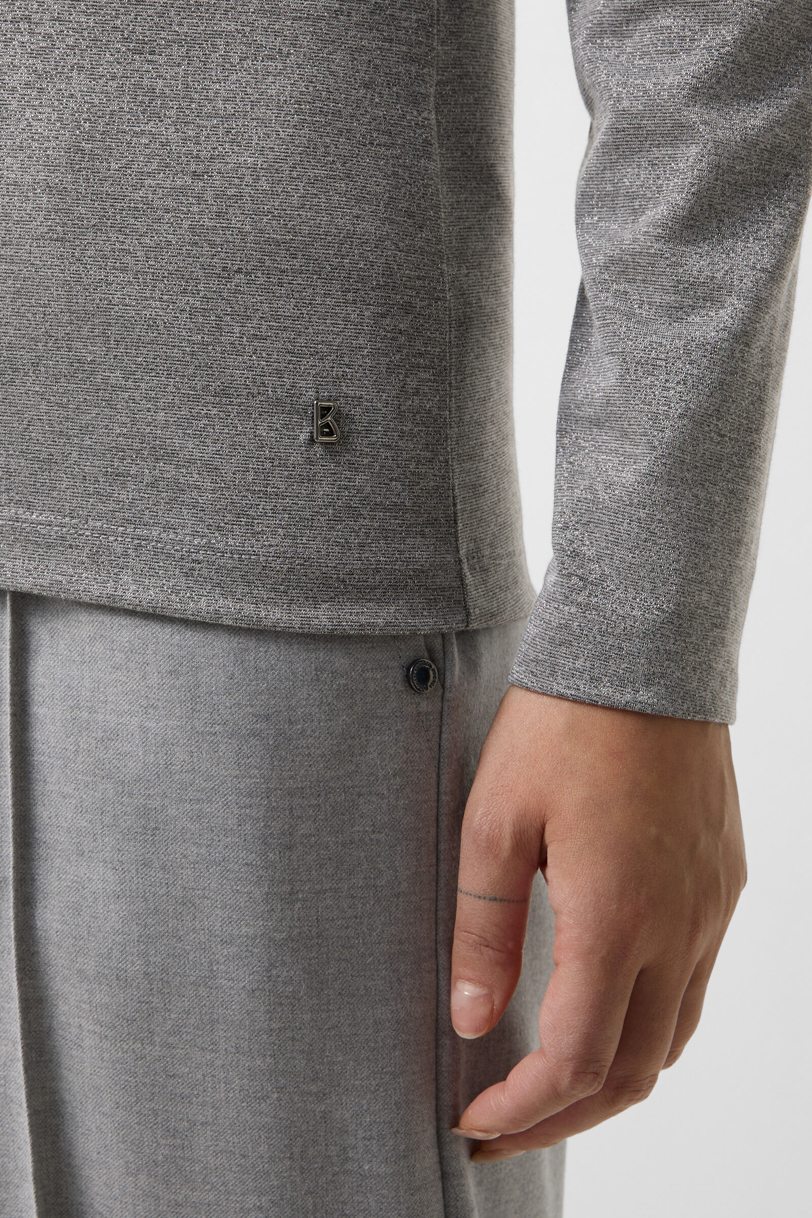 T-shirt long Silva Gris