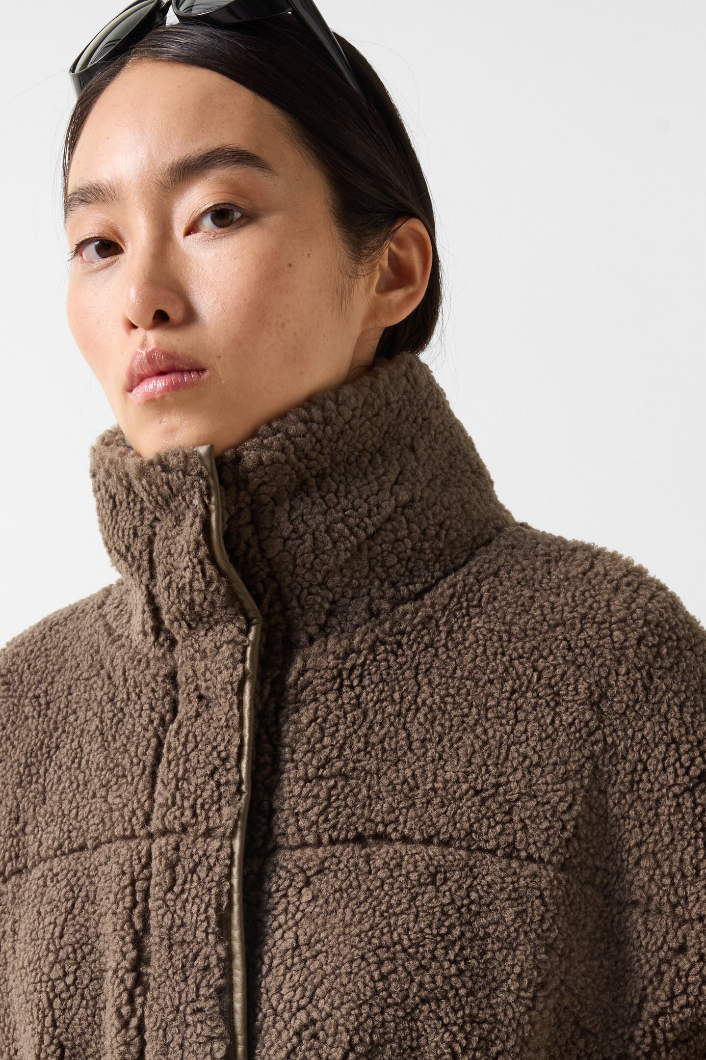Kimberly teddy jacket Khaki