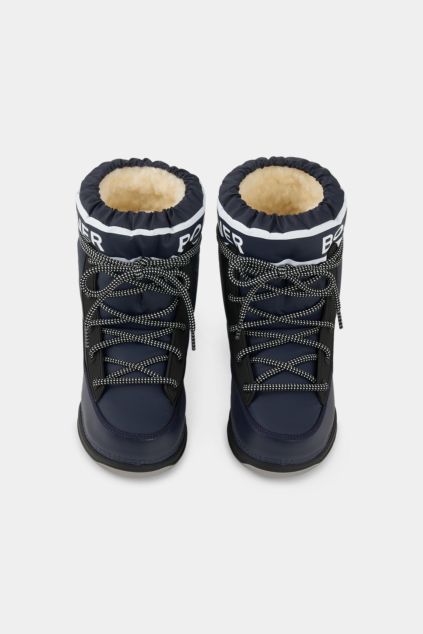 Kids Snow Boots La Plagne Navy-Blau