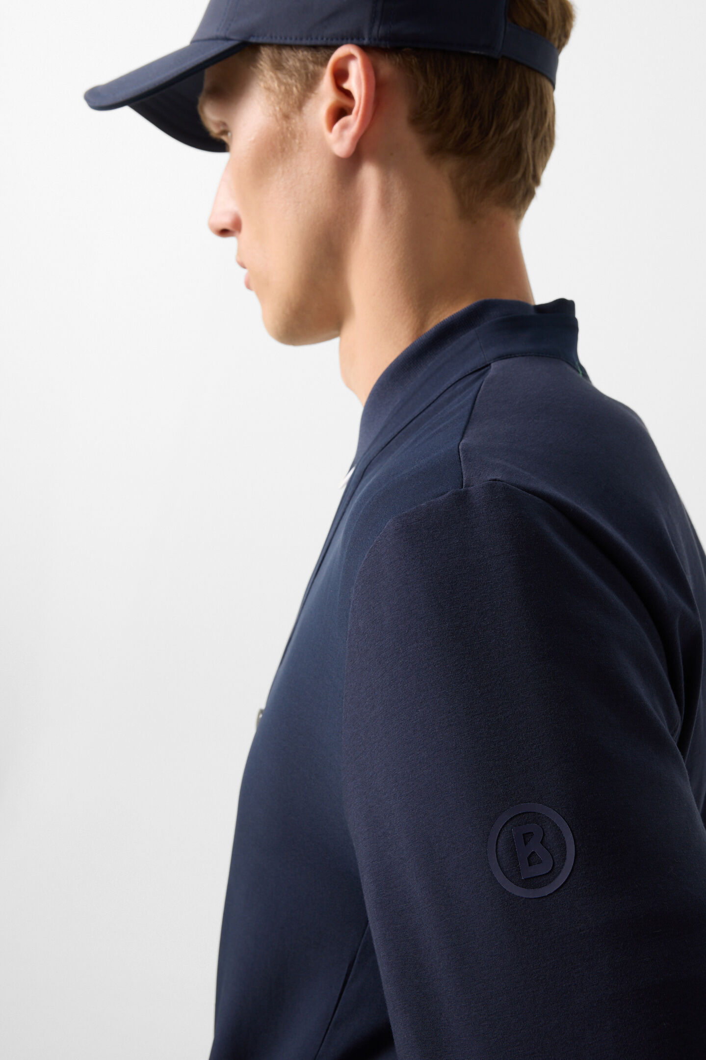 Dario sweat cardigan Navy blue