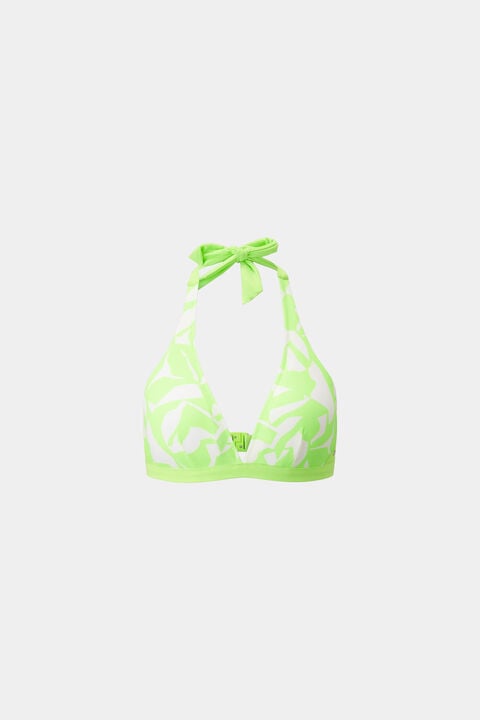 Top bikini Jasmin Vert fluo/blanc Top bikini Jasmin Vert fluo/blanc