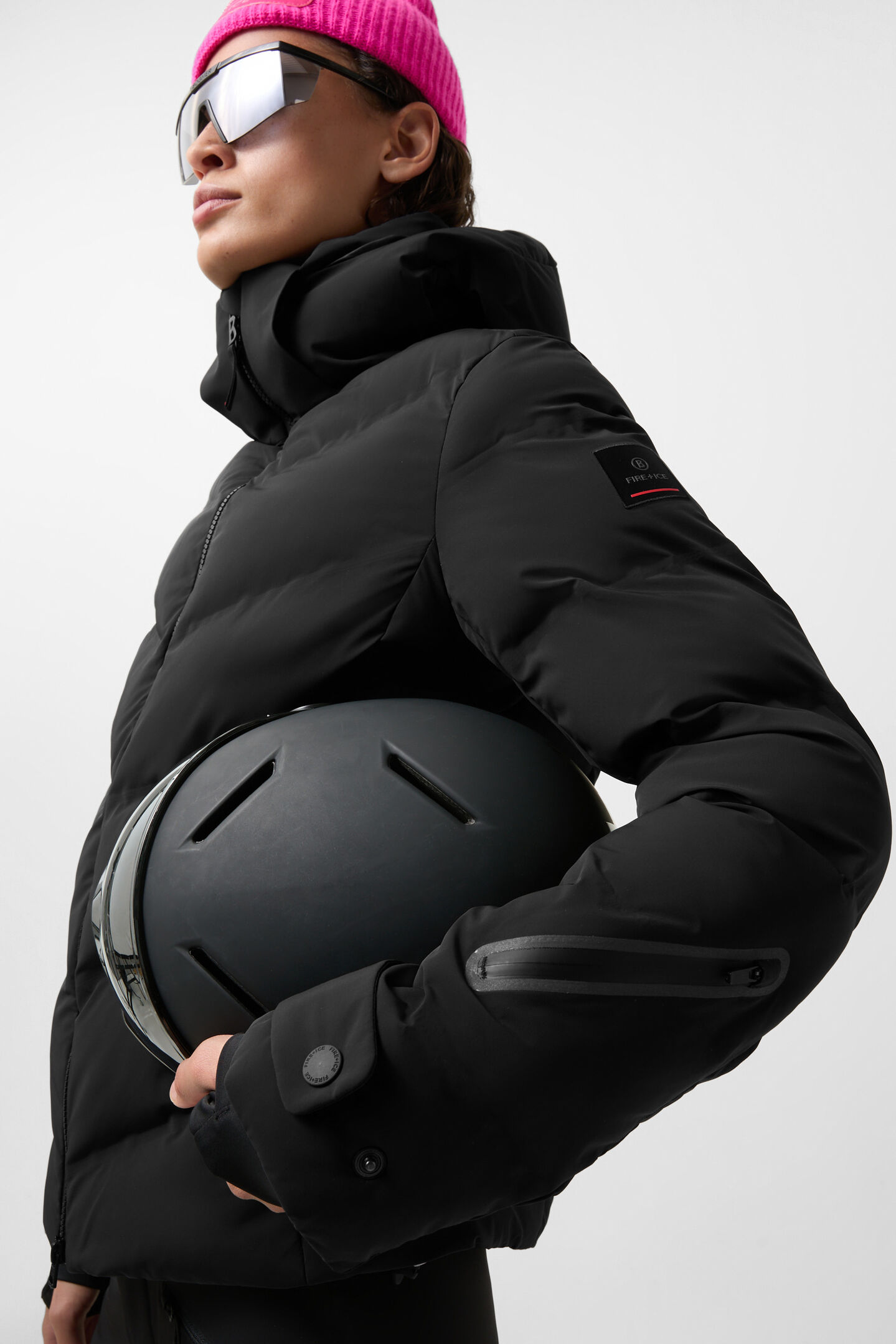 Tech-Sael quilted jacket Black