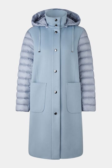 Woll-Daunenmantel Isy Hellblau Woll-Daunenmantel Isy Hellblau