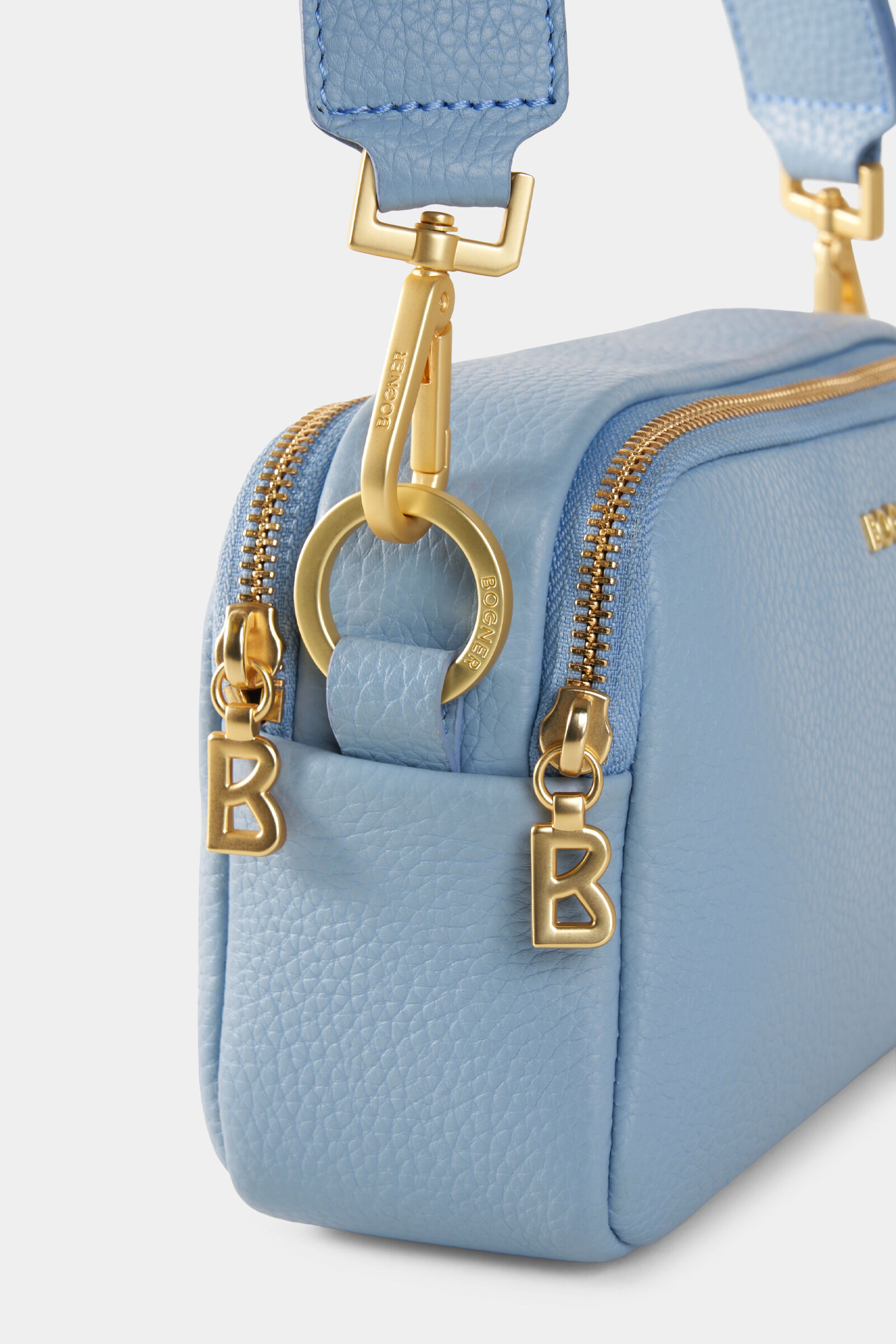 Sac &agrave; bandouli&egrave;re Wallis Avy  Bleu clair