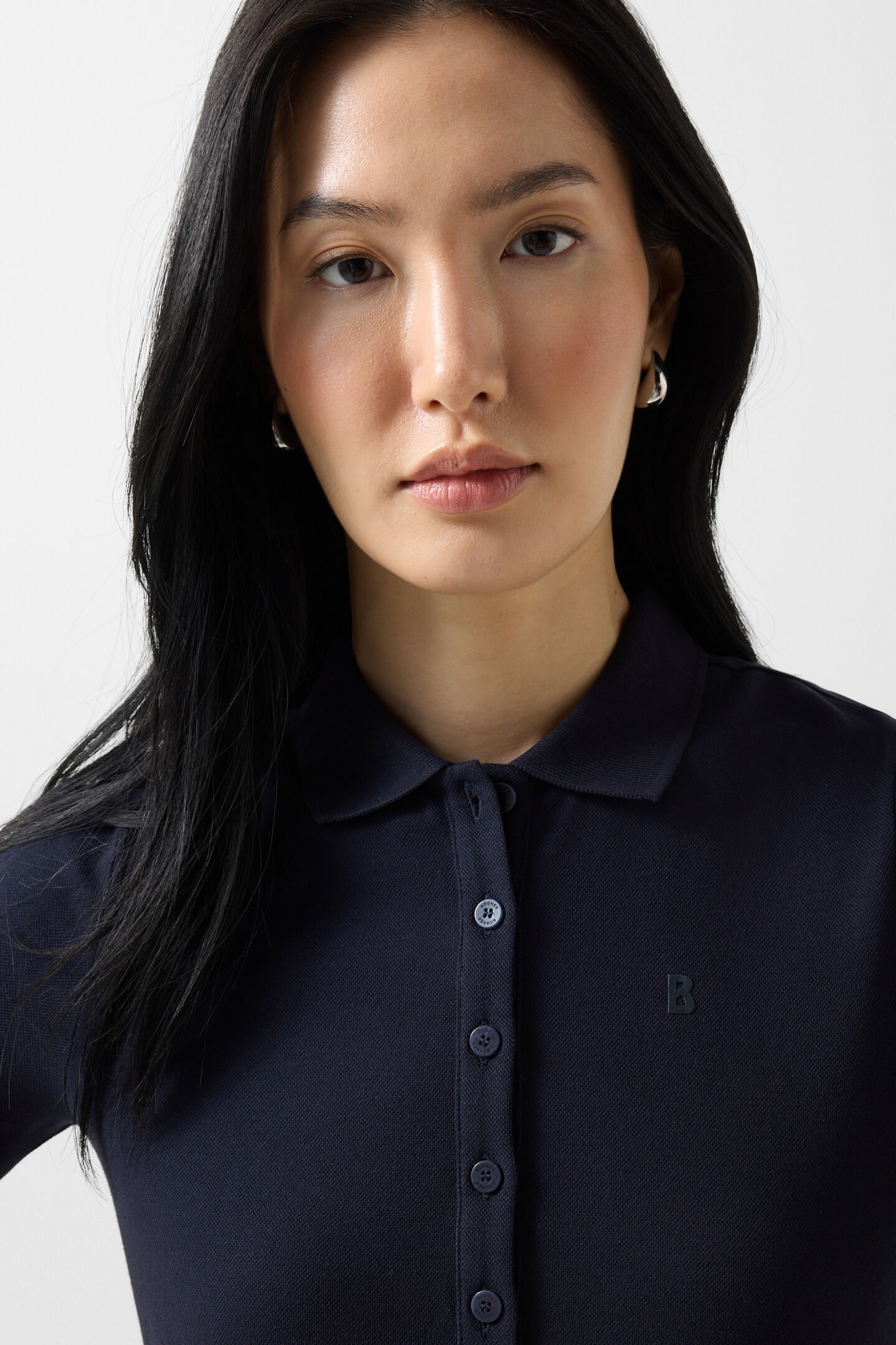 Polo-Shirt Malika Navy-Blau