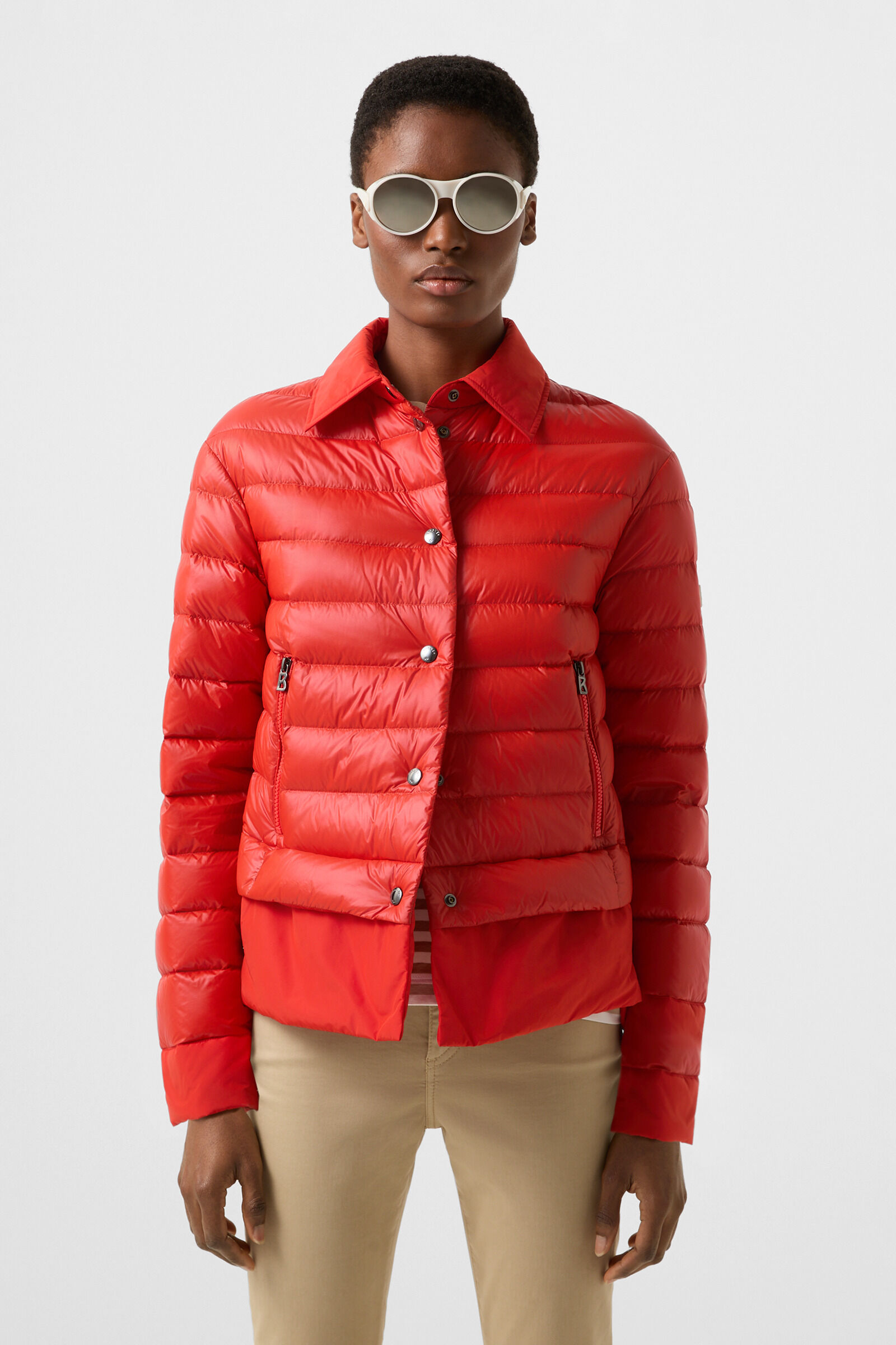 Audrey lightweight down jacket Red