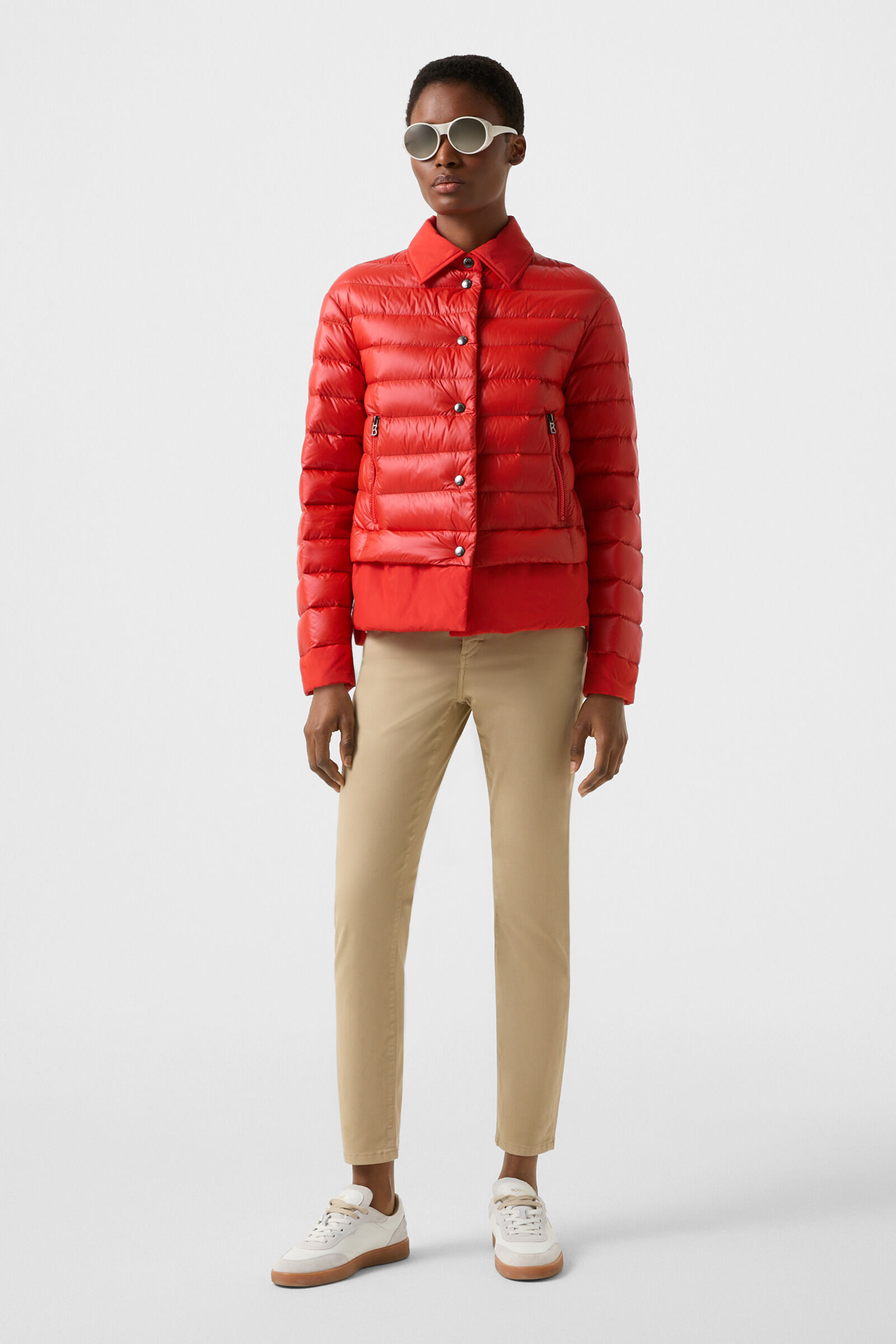 Audrey lightweight down jacket Red