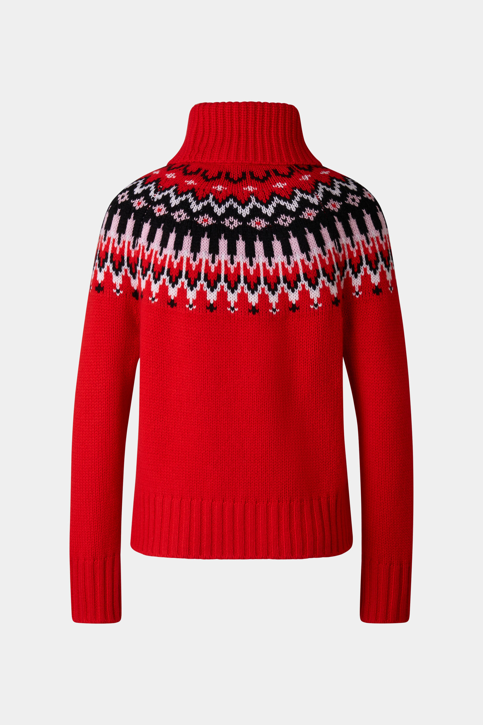Norwegian pullover Ingrid Red/black