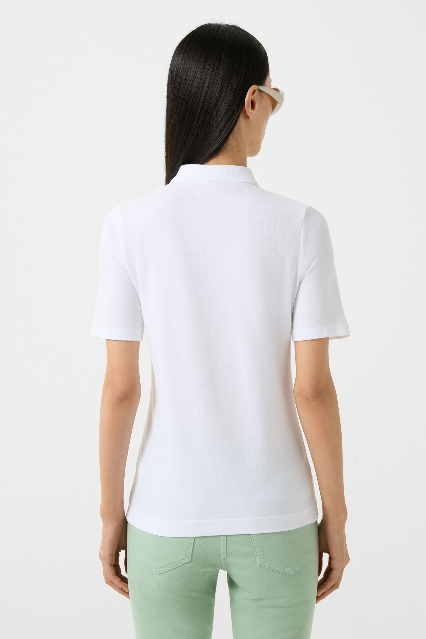 Malika polo shirt White