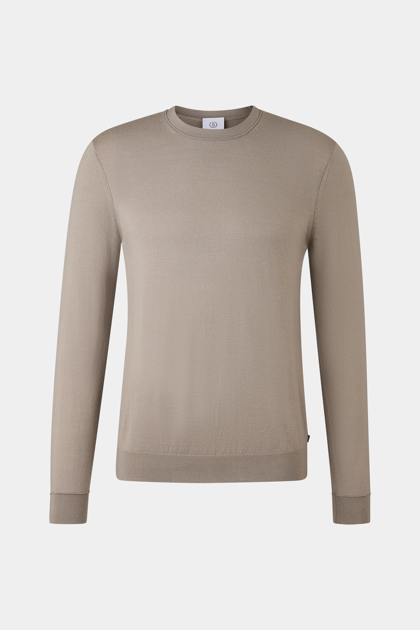 Fine knit jumper Ole Taupe