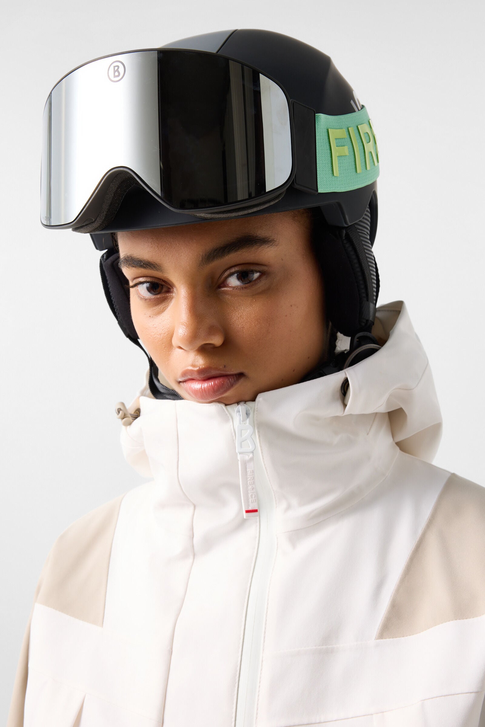 Tinka ski jacket White/Beige