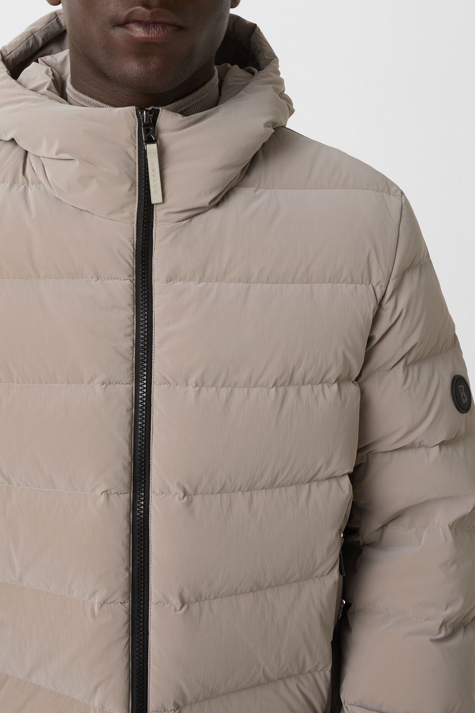 Hugh down jacket Greige