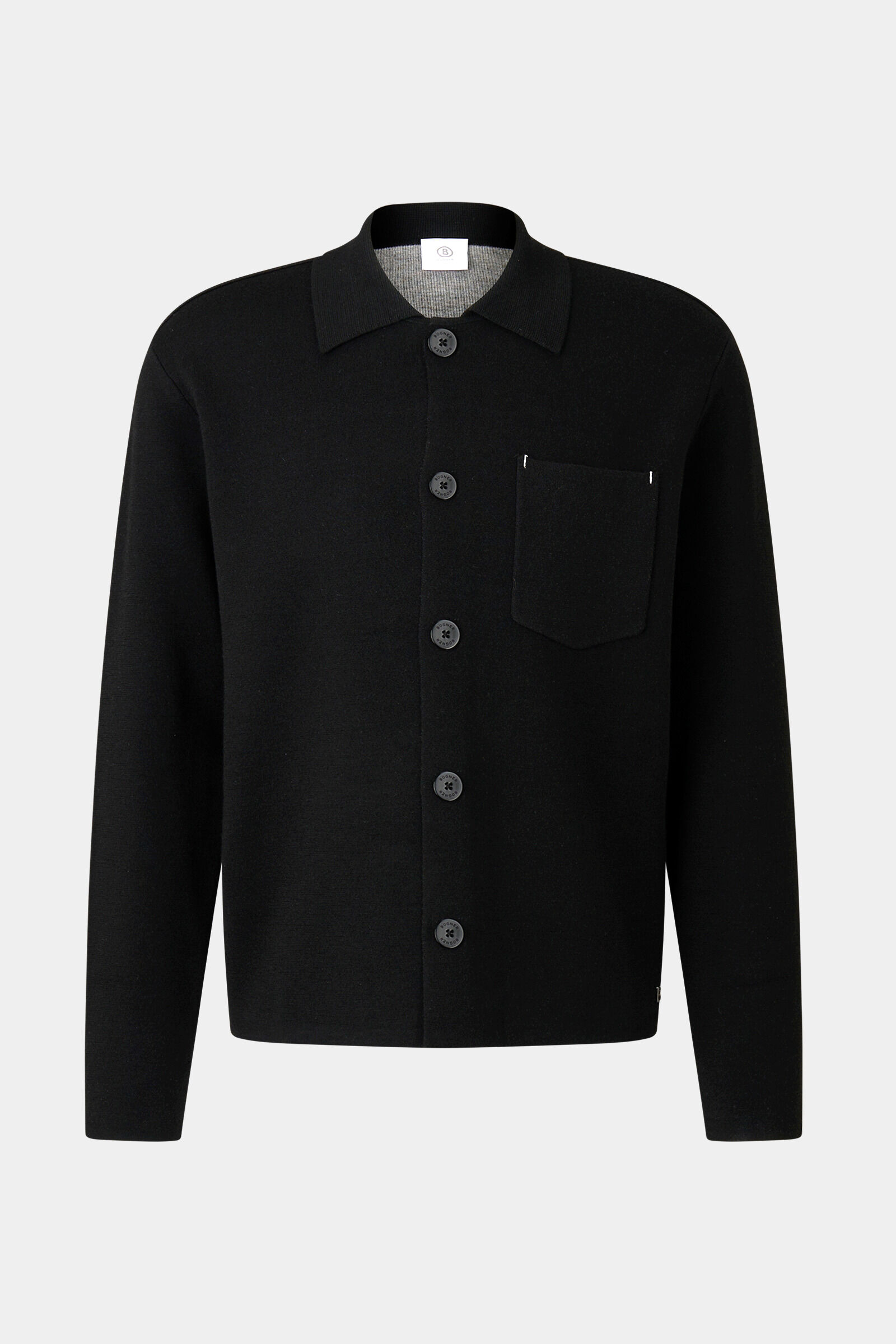 Olaf knit jacket Black