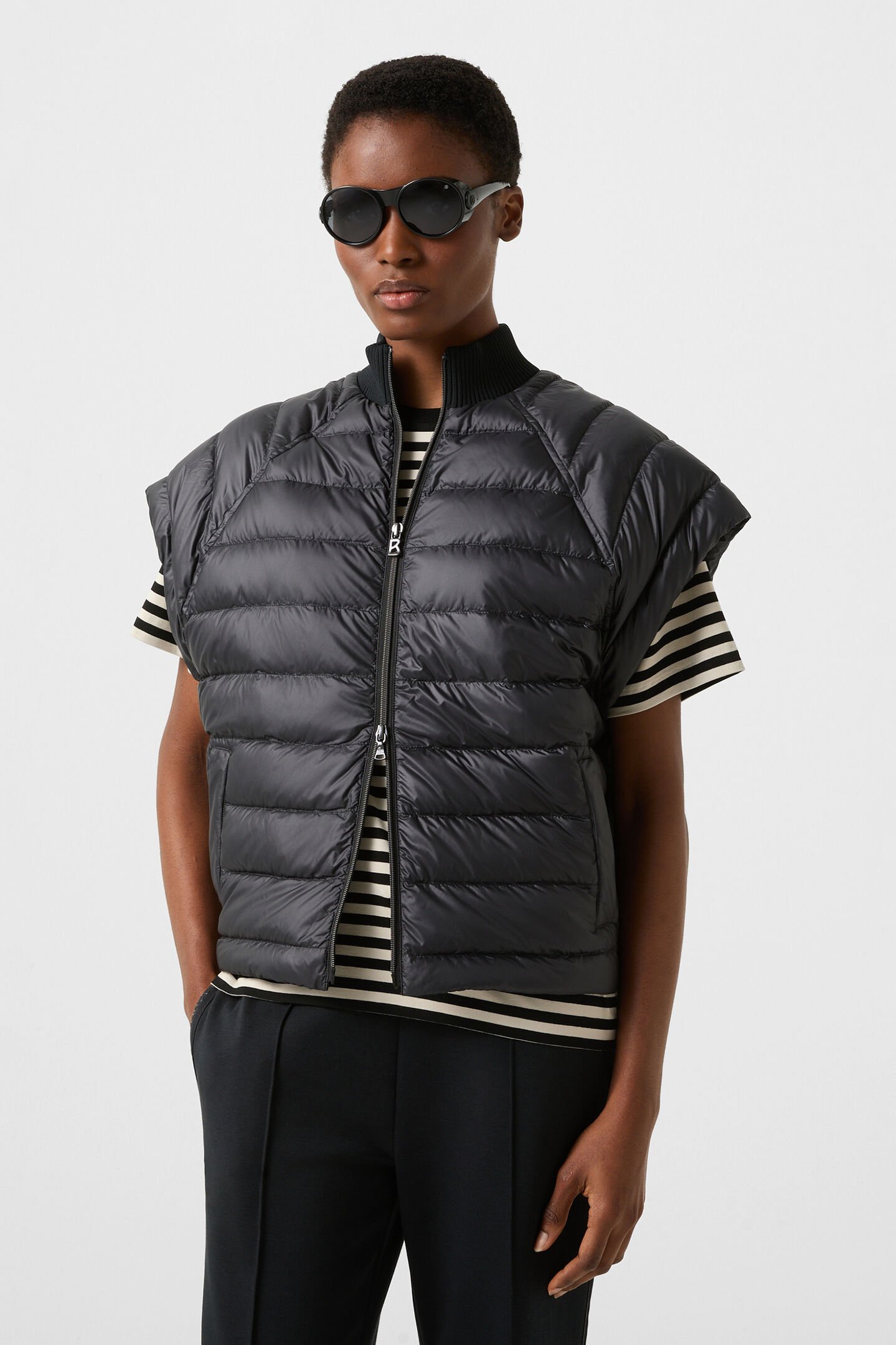 Hybrid-Daunenweste Nahla Schwarz