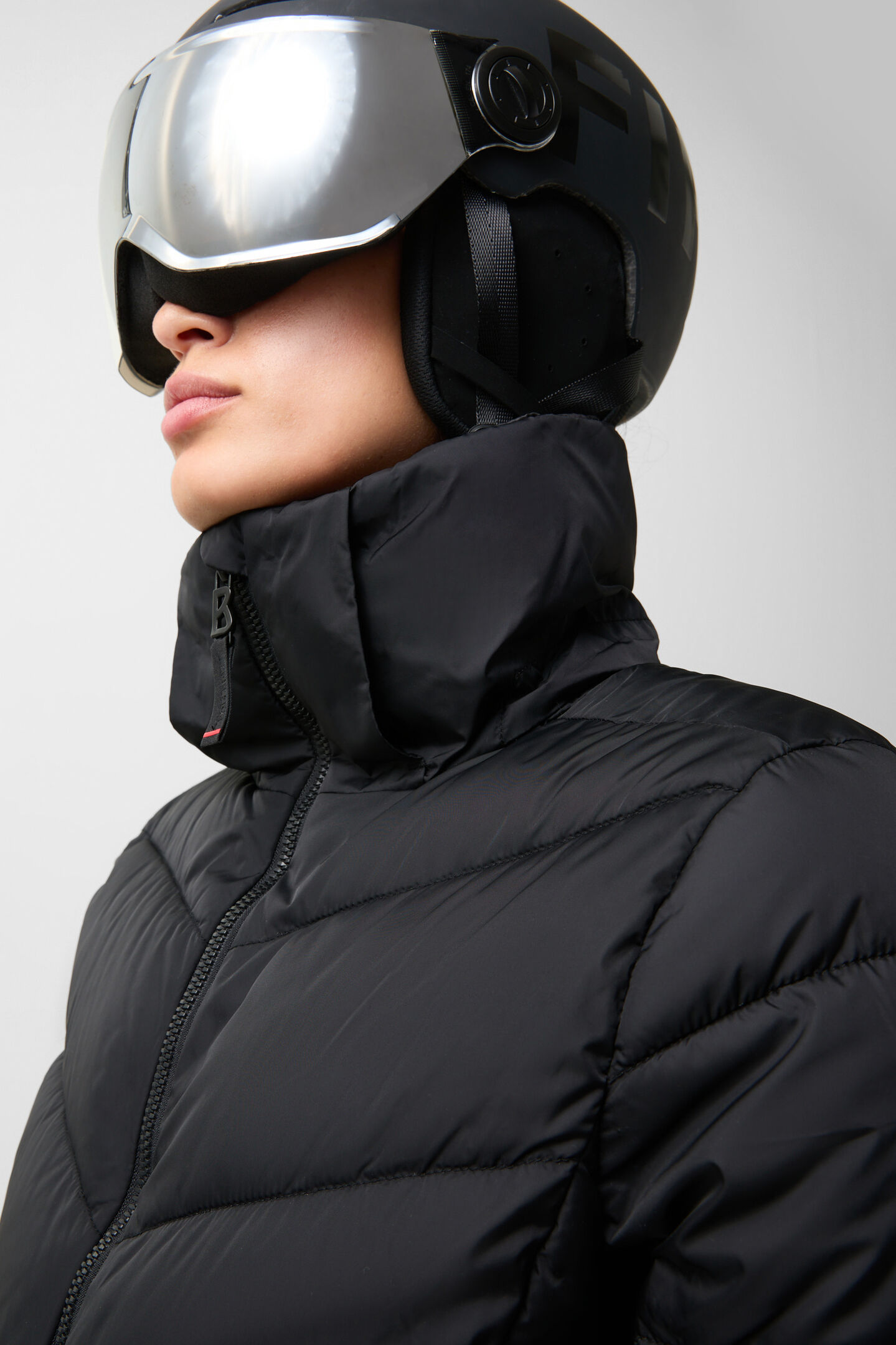 Saelly quilted jacket Black