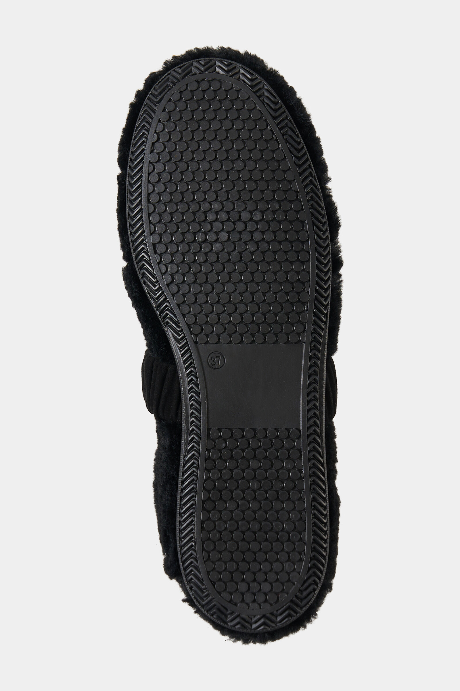 Lambskin ballerina flats Black