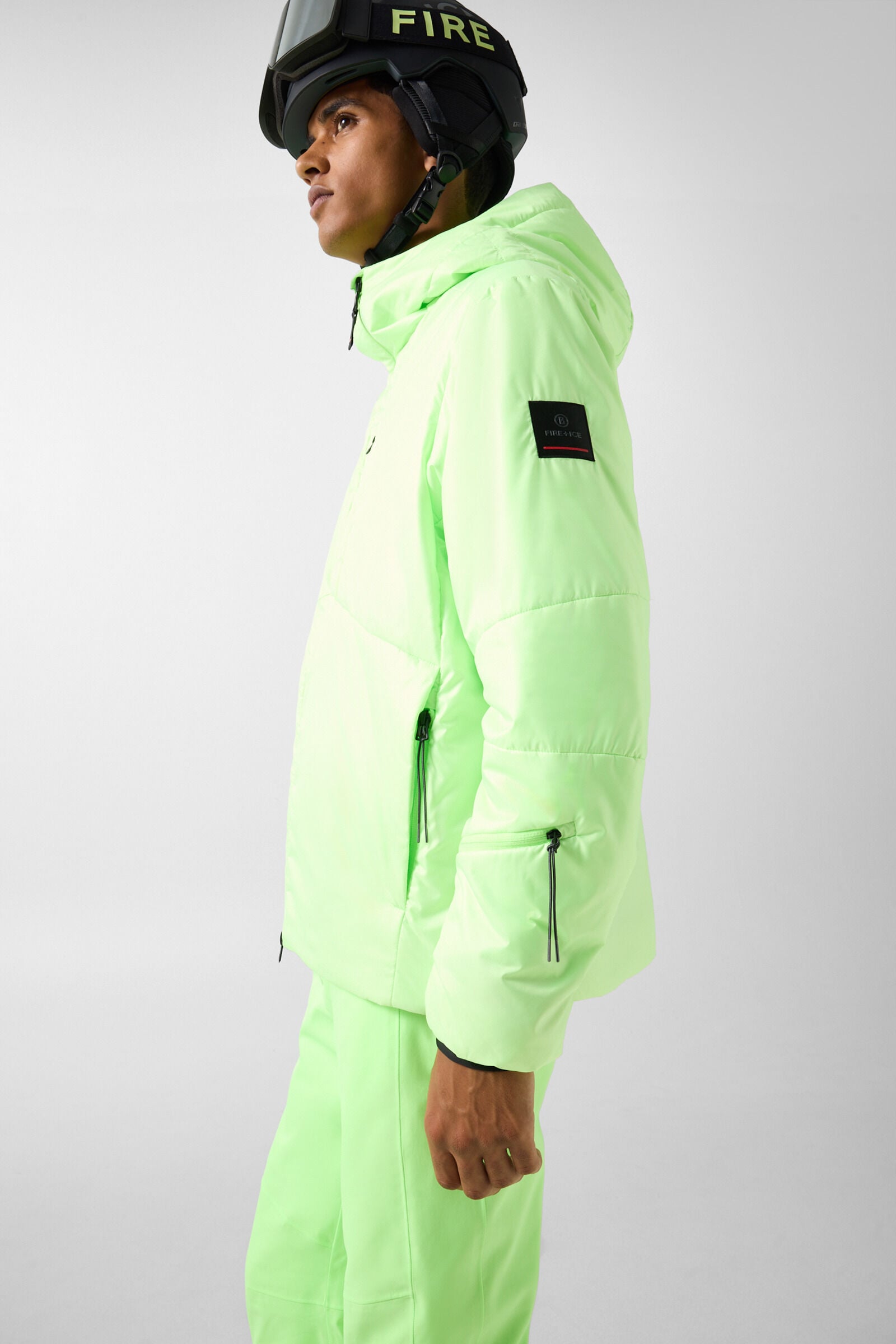 Yago ski jacket Neon green