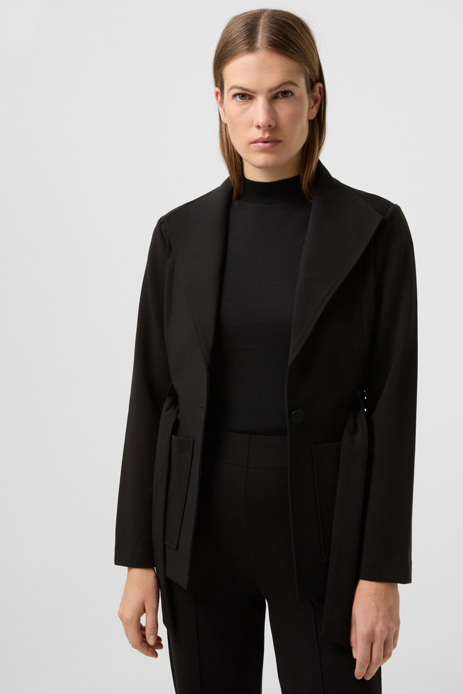 Benisha jersey blazer Black