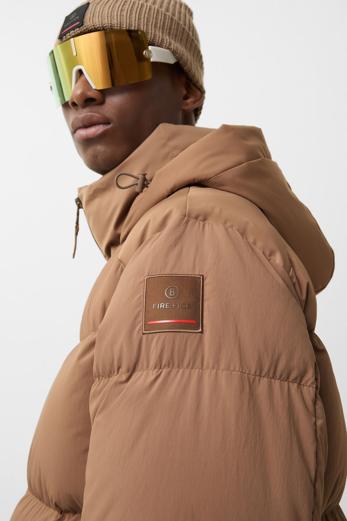 Yaron down short coat Caramel