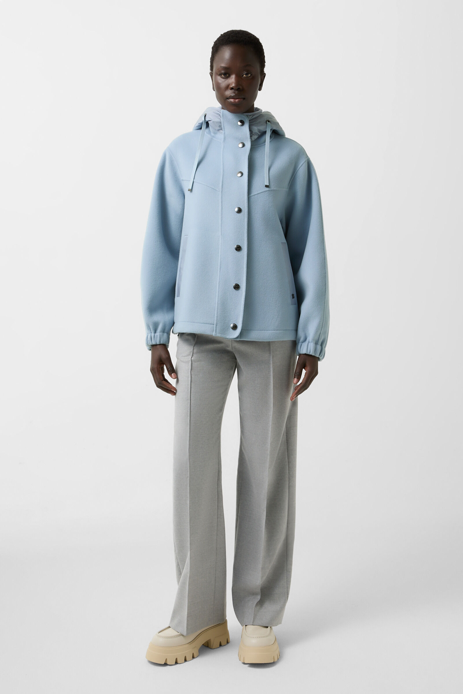 Doubleface jacket Mariet Light blue