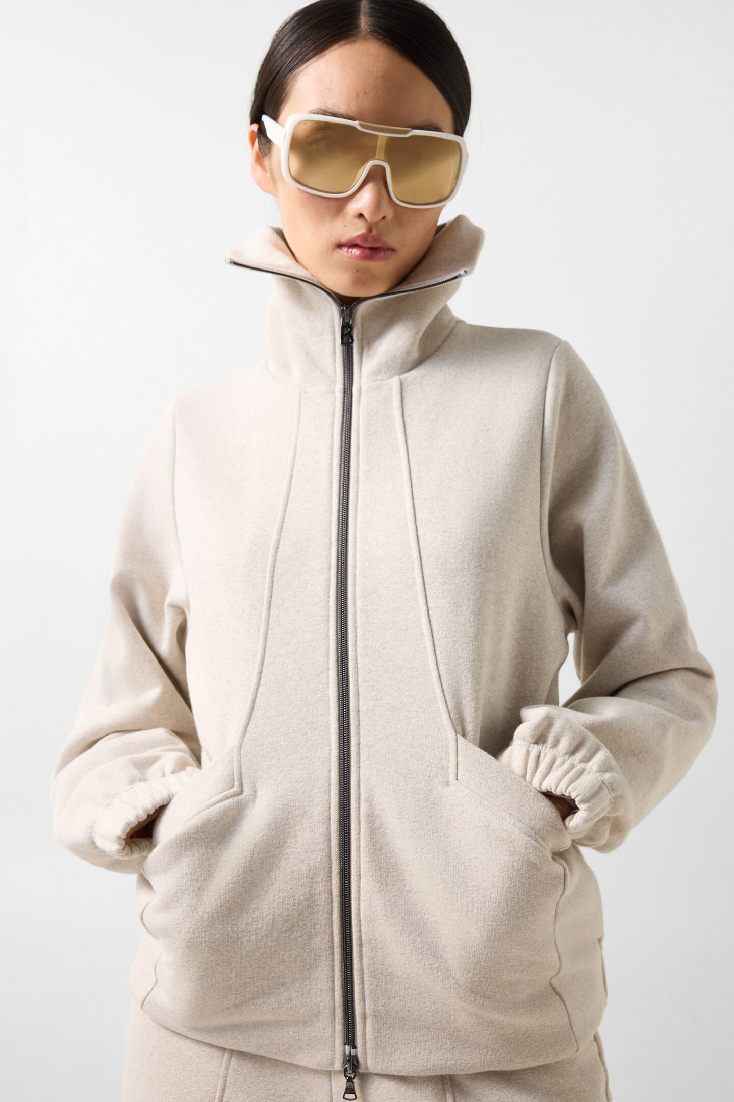 Tasha Jersey Jacket Off-White