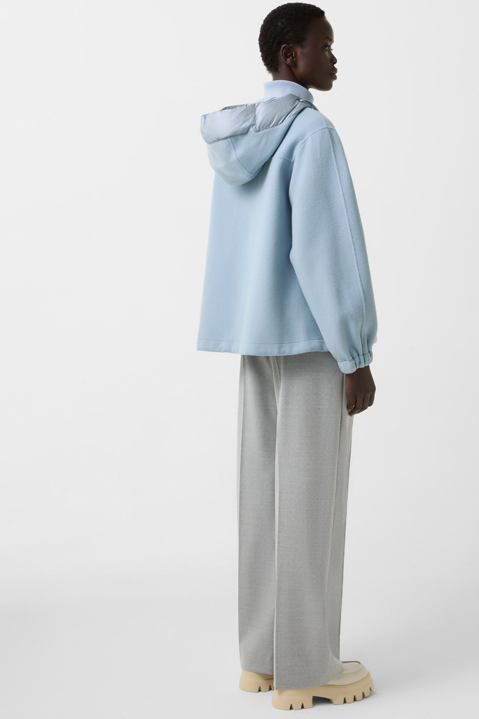 Doubleface jacket Mariet Light blue