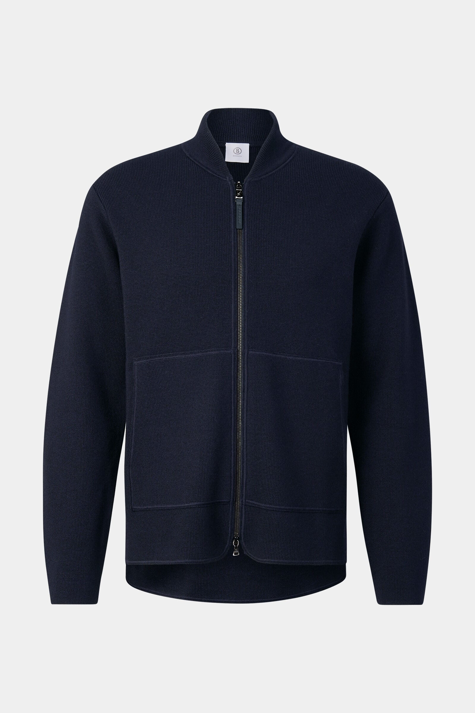 Virgin wool cardigan Everest Navy blue