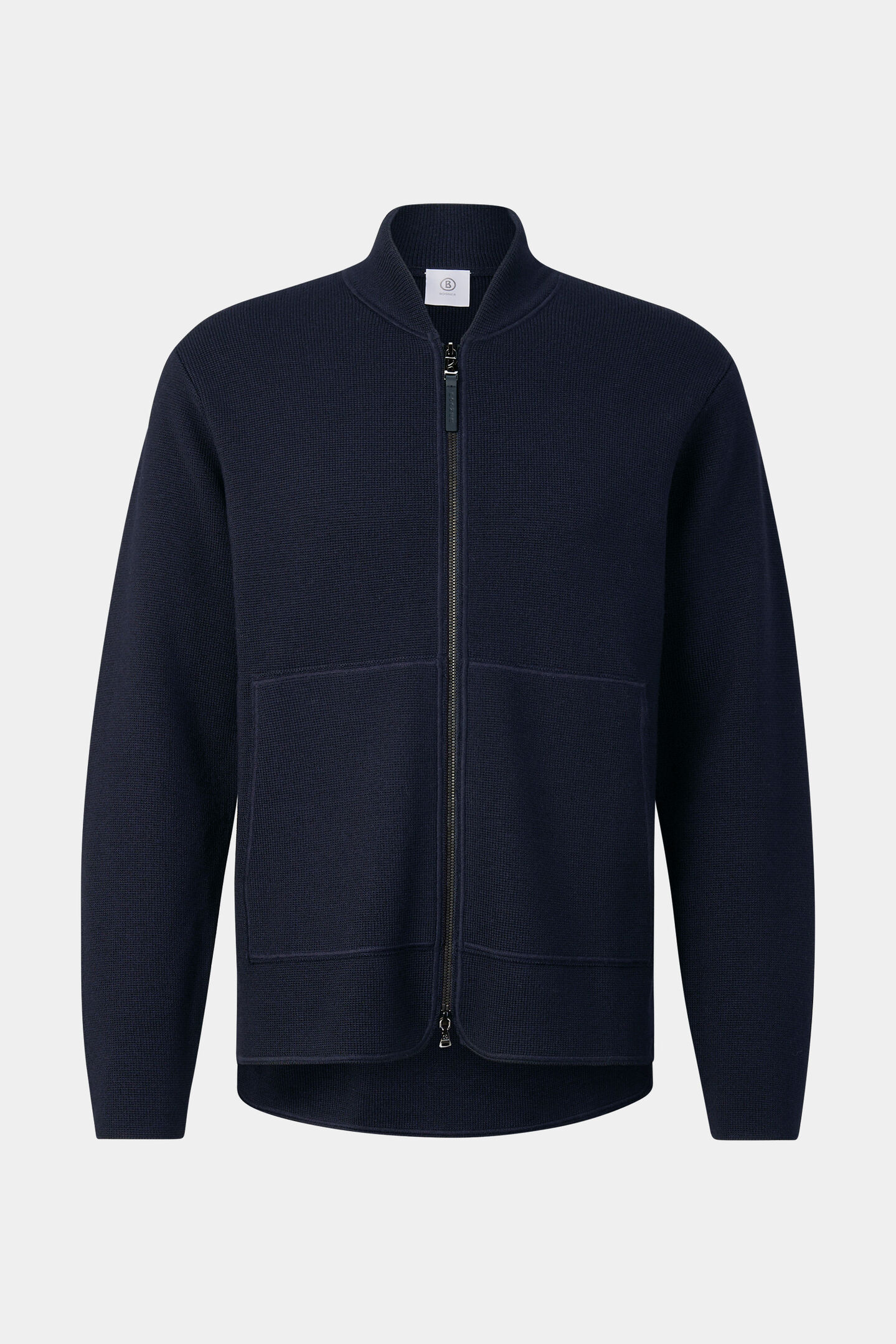 Schurwoll-Cardigan Everest Navy-Blau
