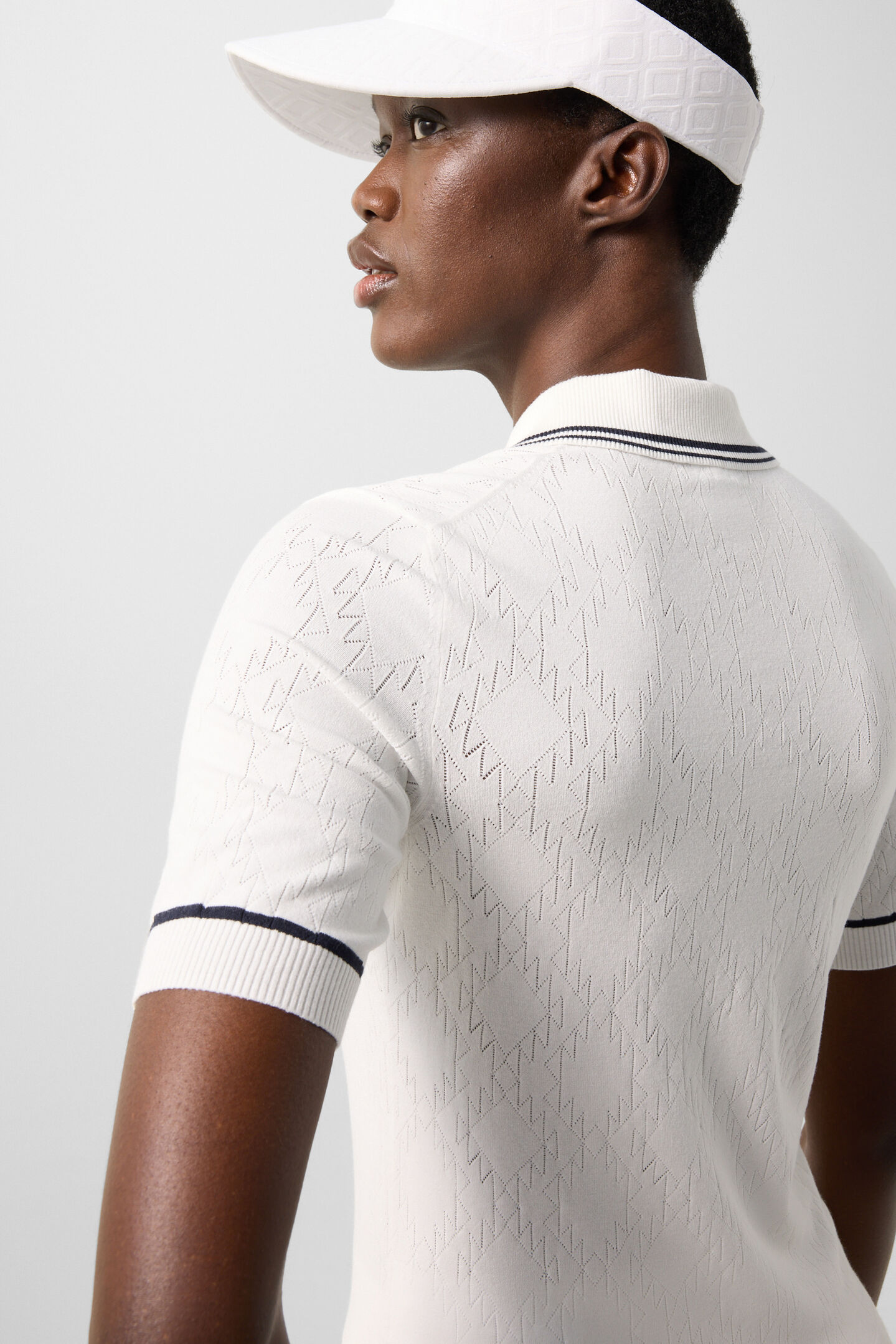 Mandy knitted polo shirt Off-White