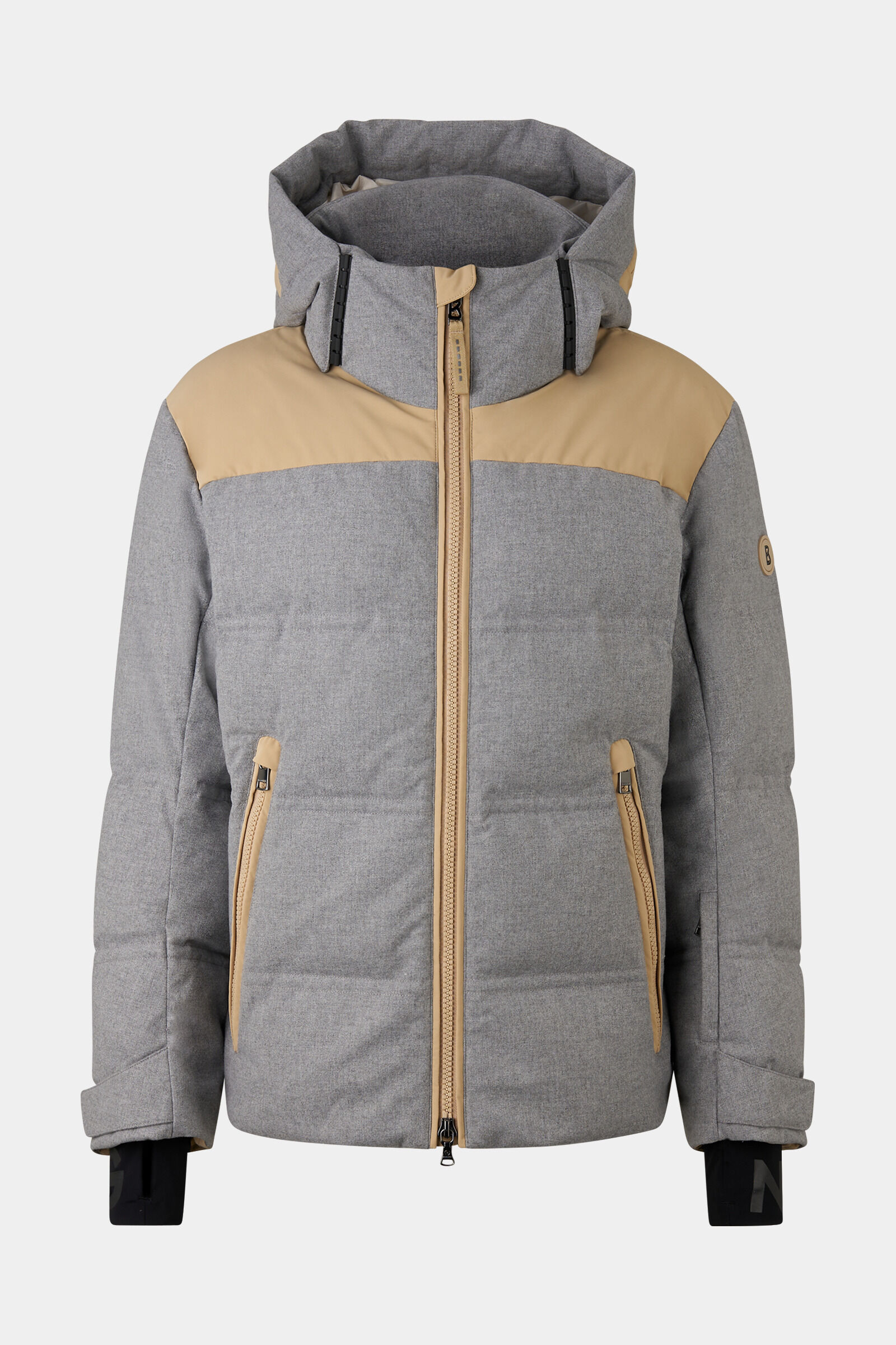 Wali down ski jacket Grey/beige