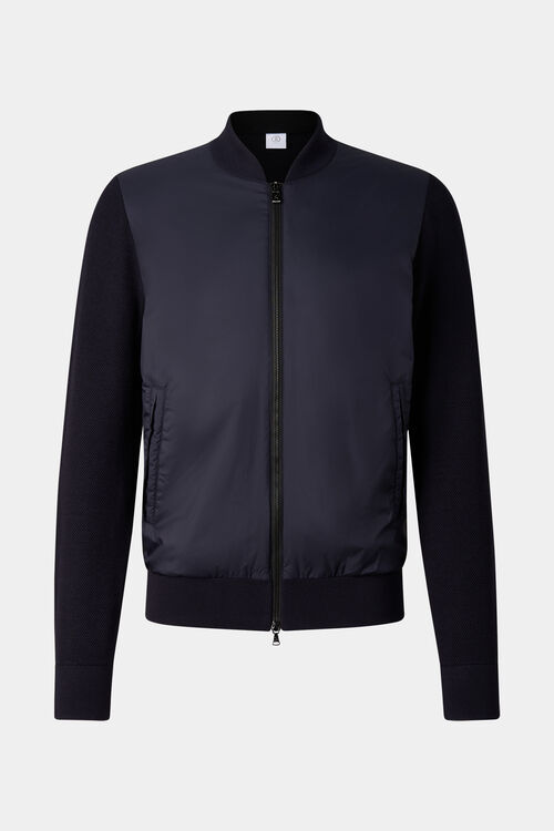 Hybrid-Strickjacke Zisco Navy-Blau
