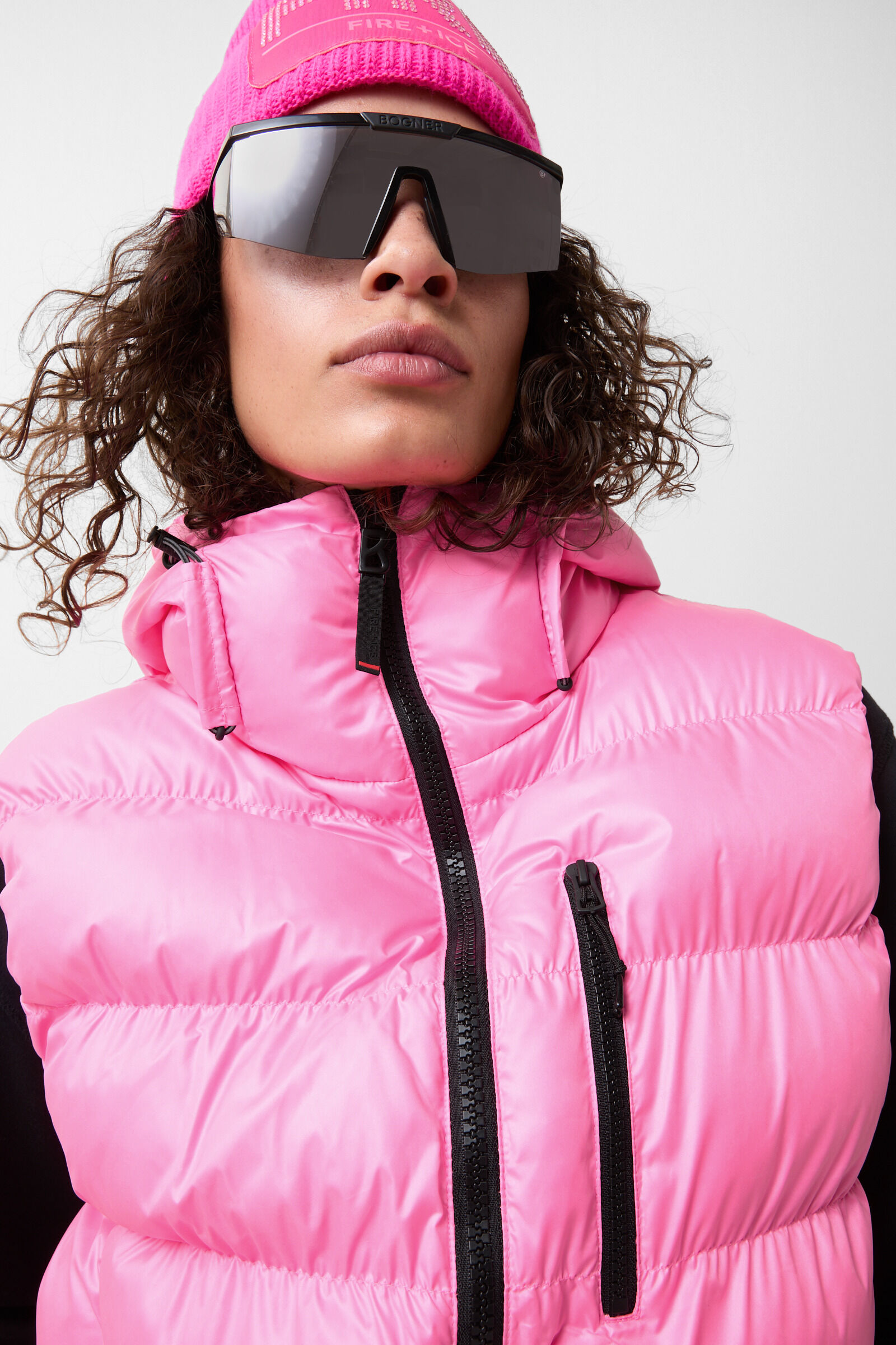 Naima quilted waistcoat Pink