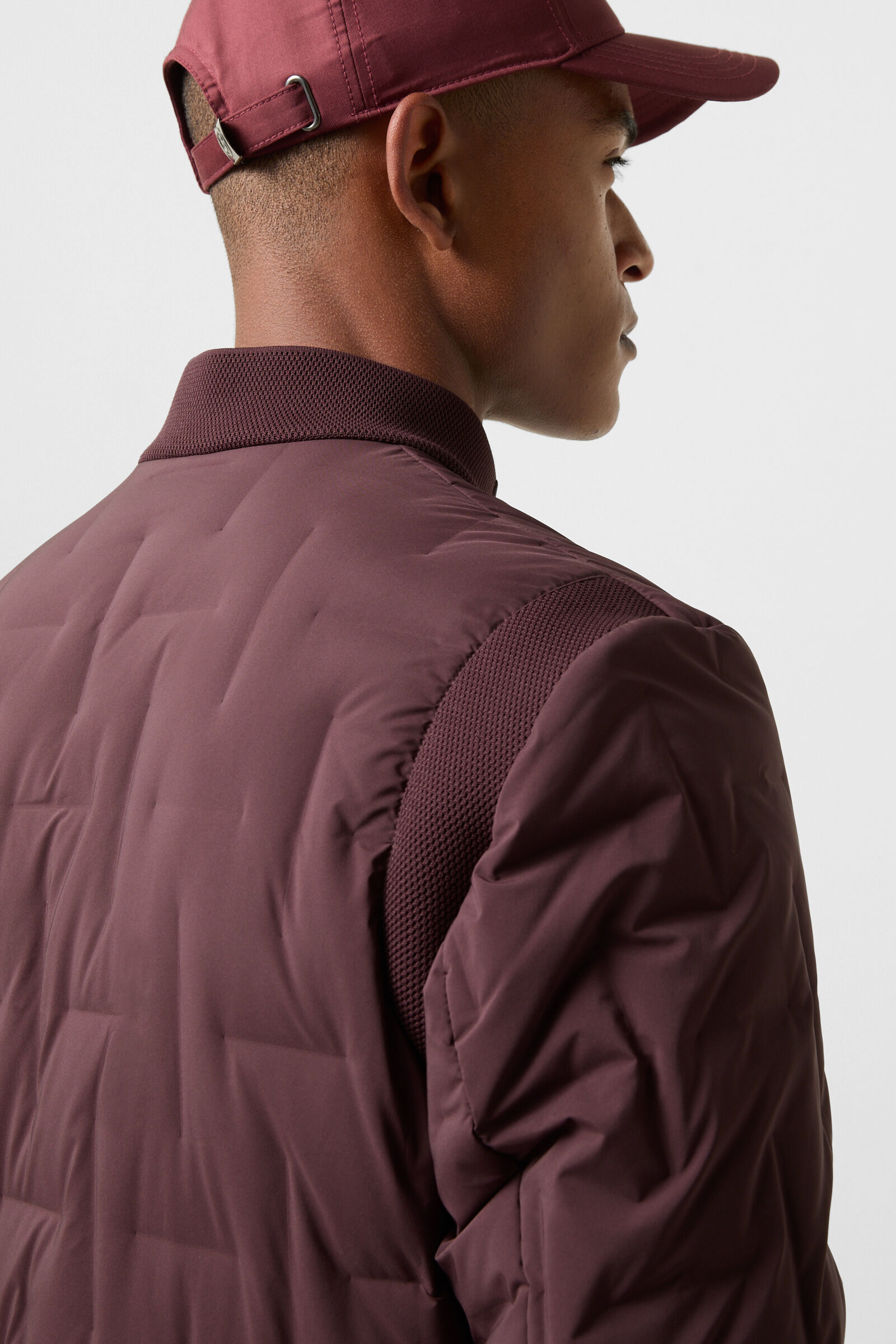 Saschan lightweight down jacket Bordeaux