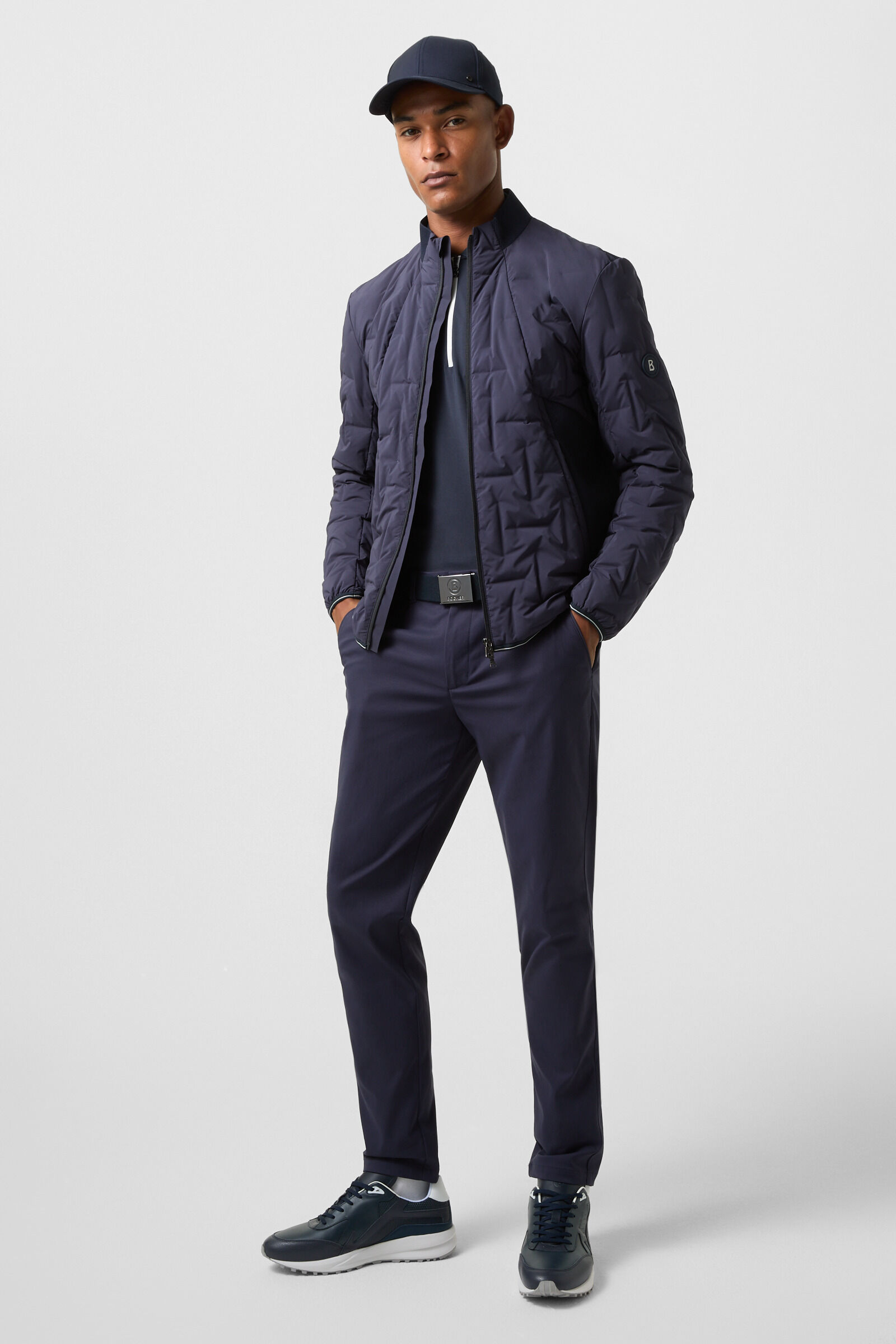 Saschan lightweight down jacket Navy blue