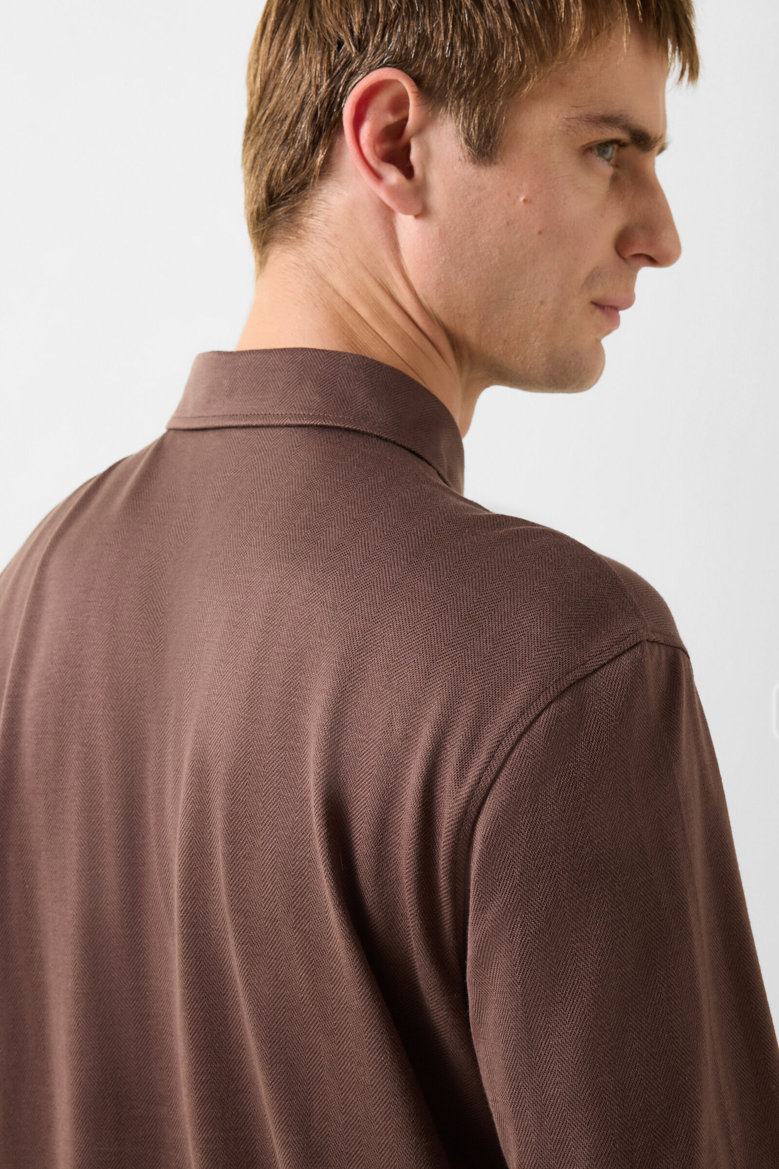 Bailey polo long-sleeved top Brown