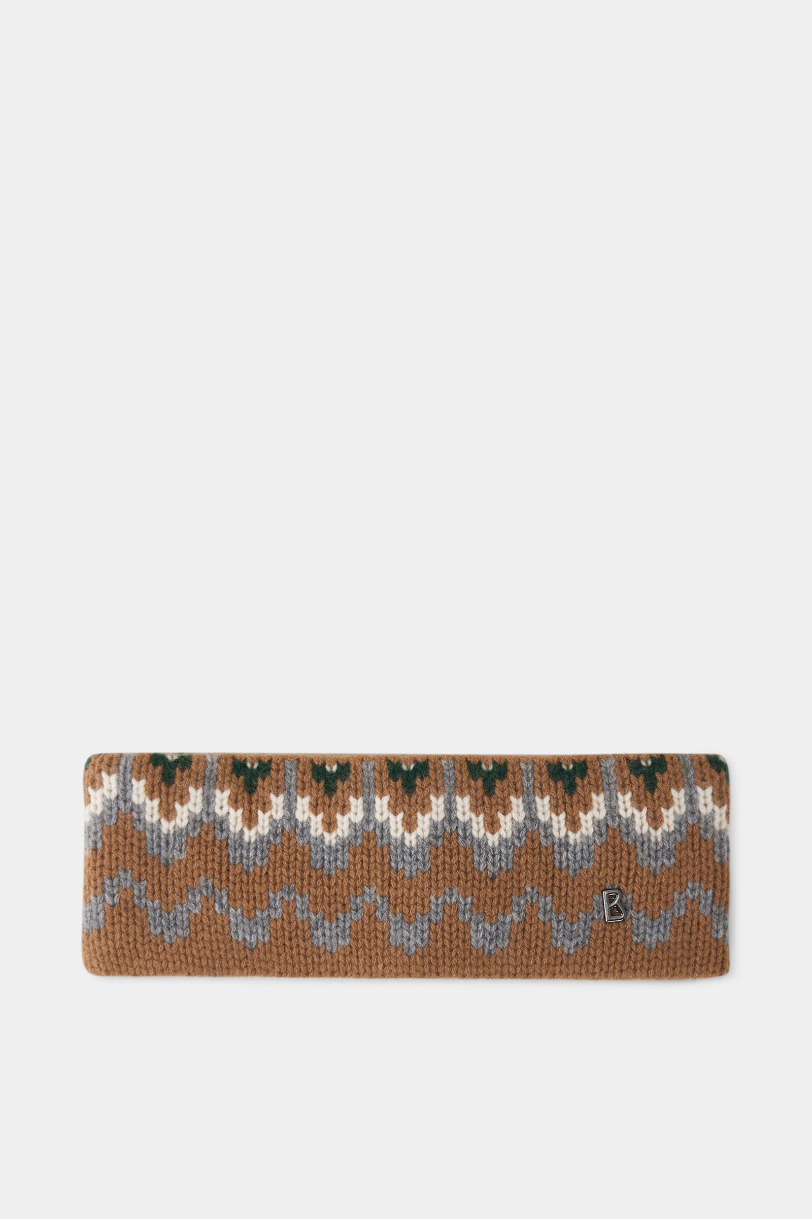Loca cashmere headband Hazel/grey