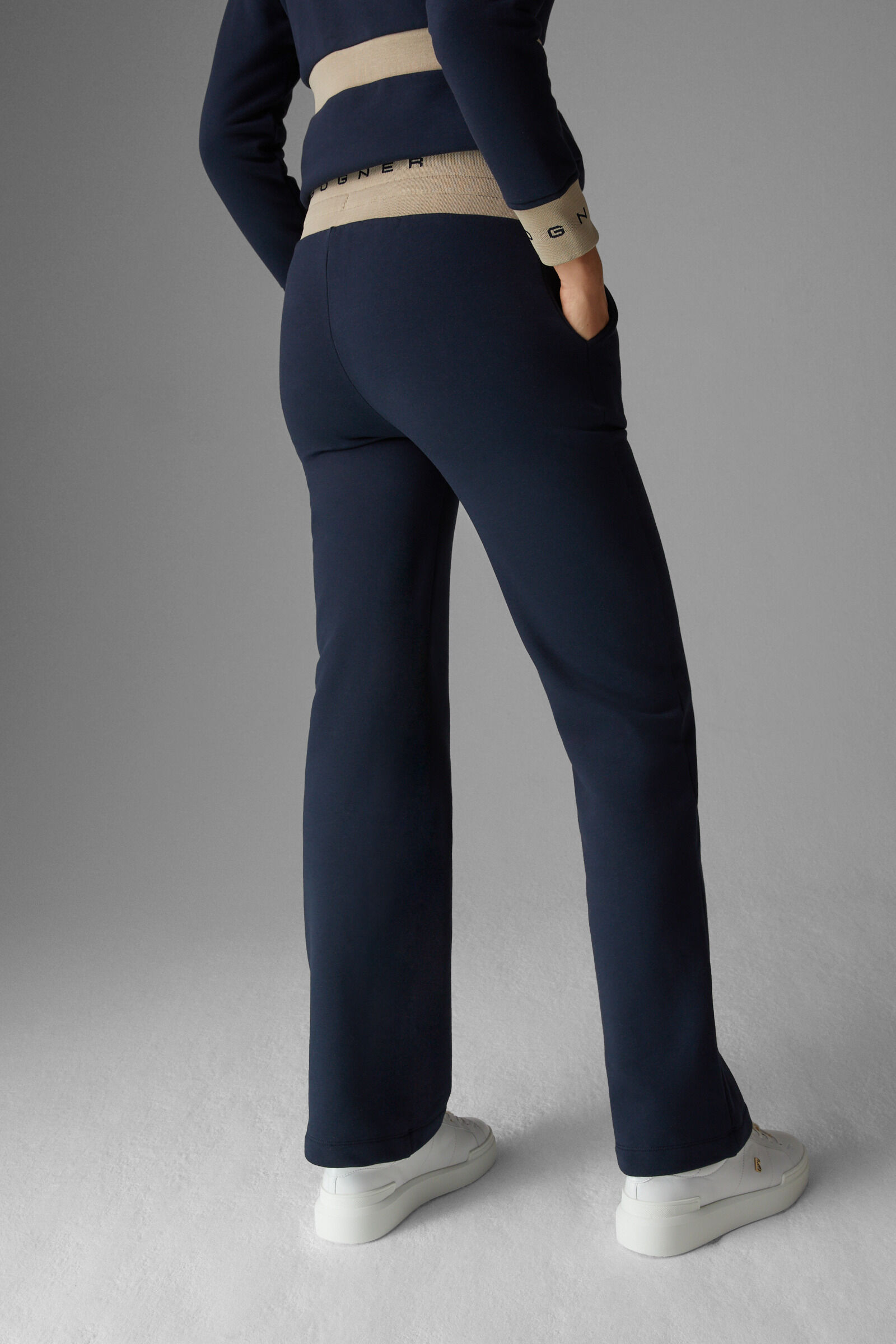 Womens navy blue best sale track pants