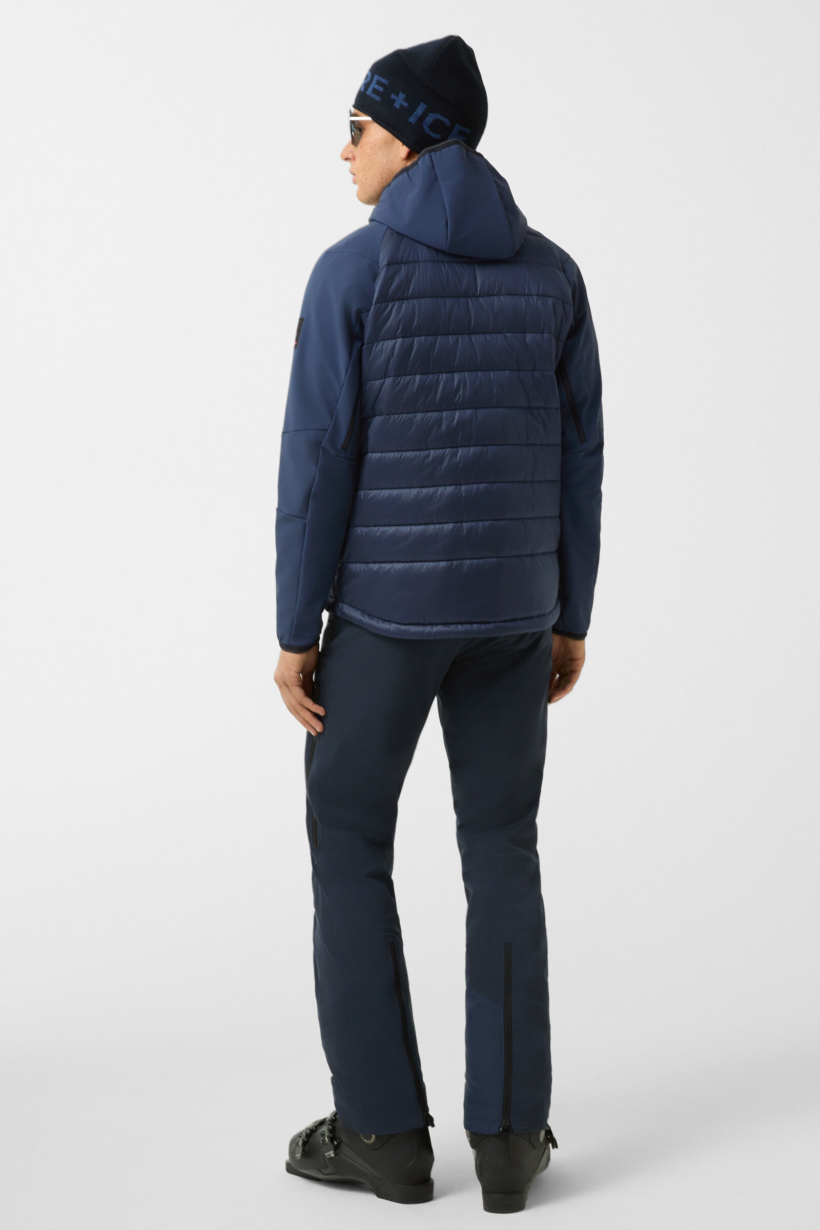 Veste matelass&eacute;e Softshell Anian Bleu fonc&eacute;