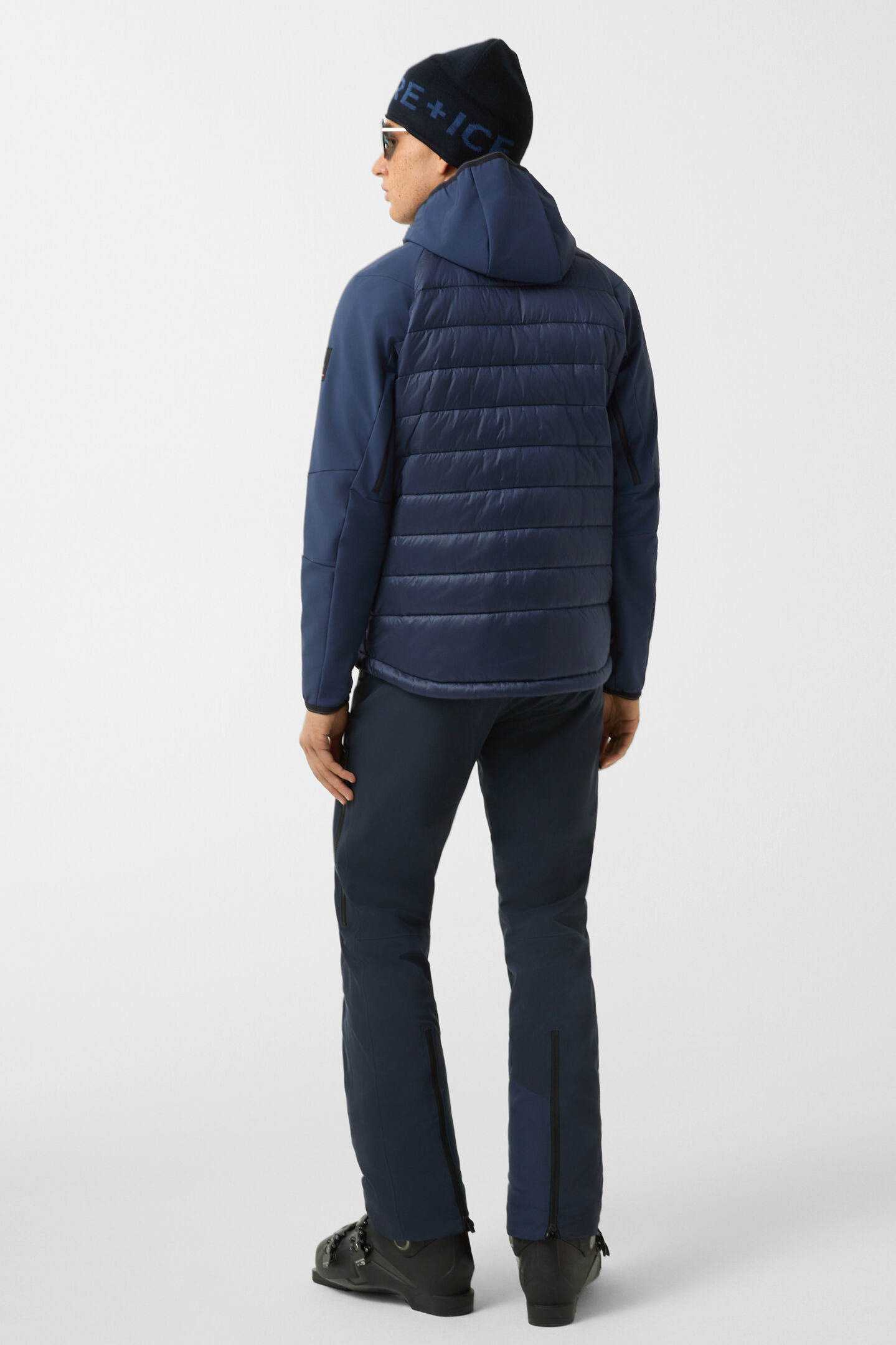 Veste matelassée Softshell Anian Bleu foncé