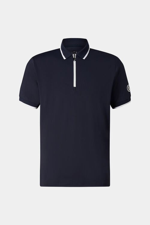 Funktions-Polo-Shirt Cody Navy-Blau