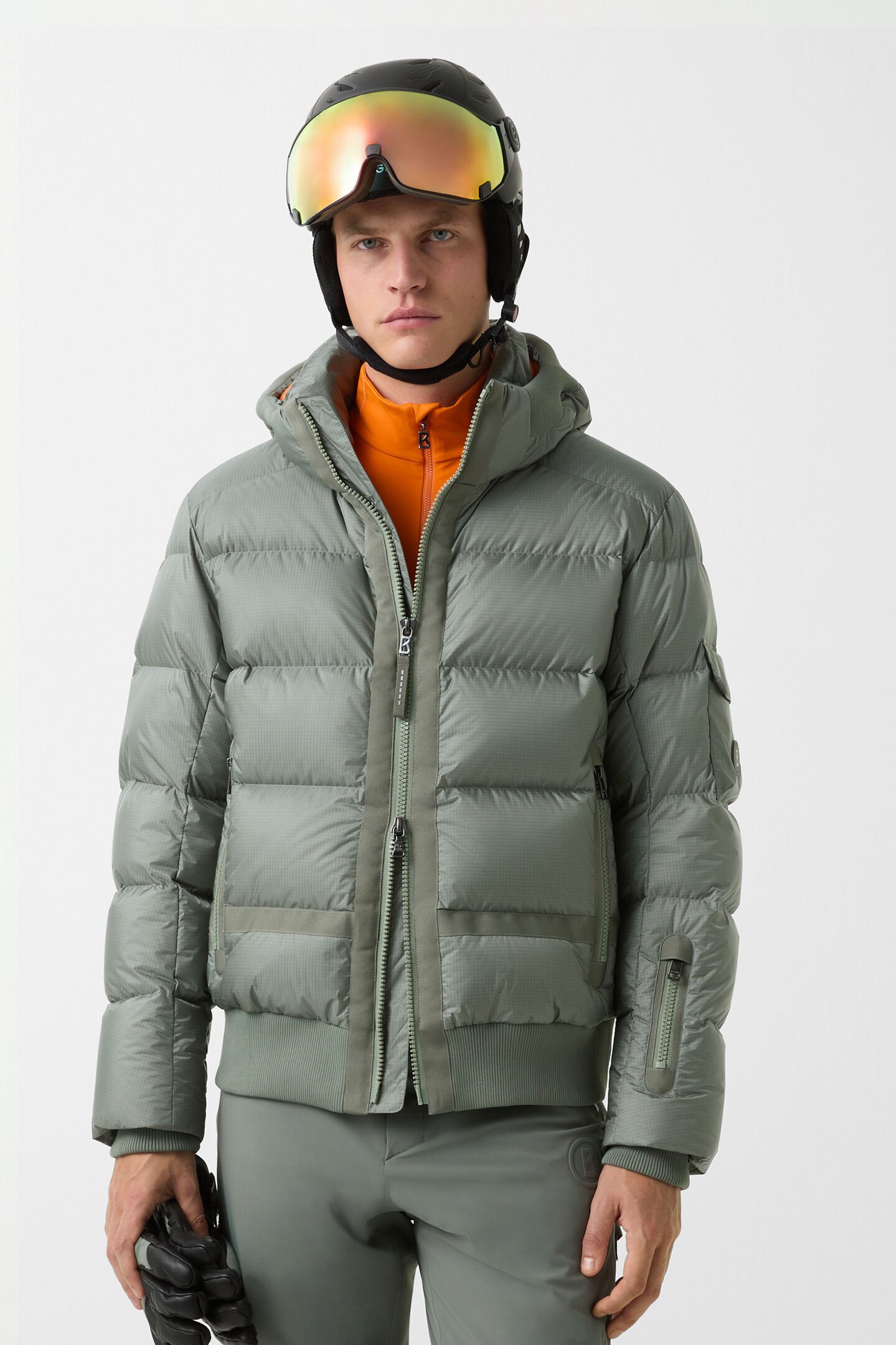 Samir down ski jacket Olive green