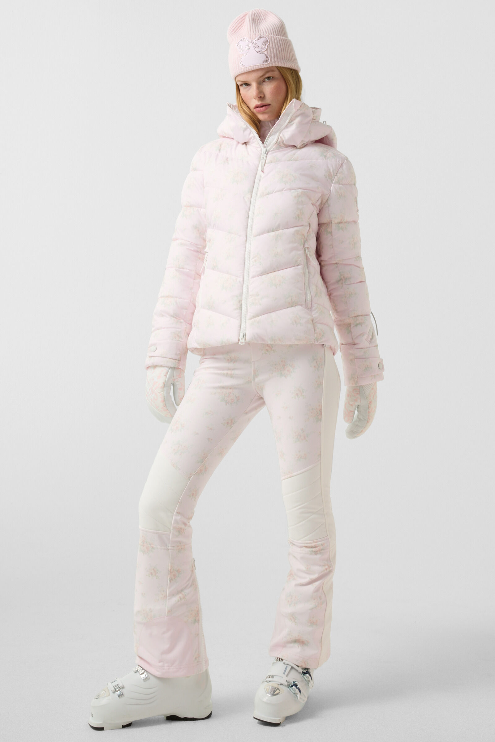 Saelly quilted jacket Pink